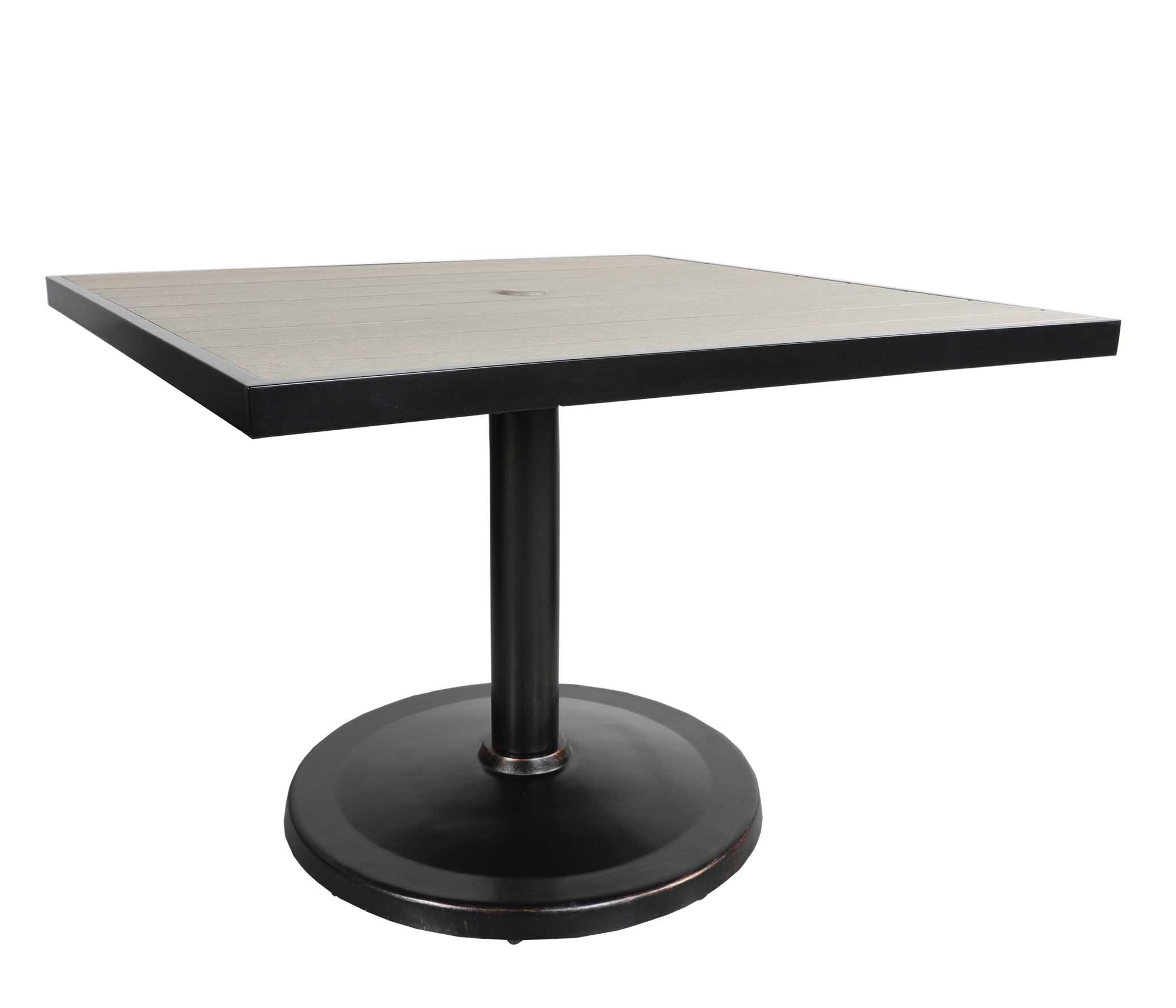 CabanaCoast Furniture Kensington 42 Square Pedestal Dining Table 8511-4225-WE