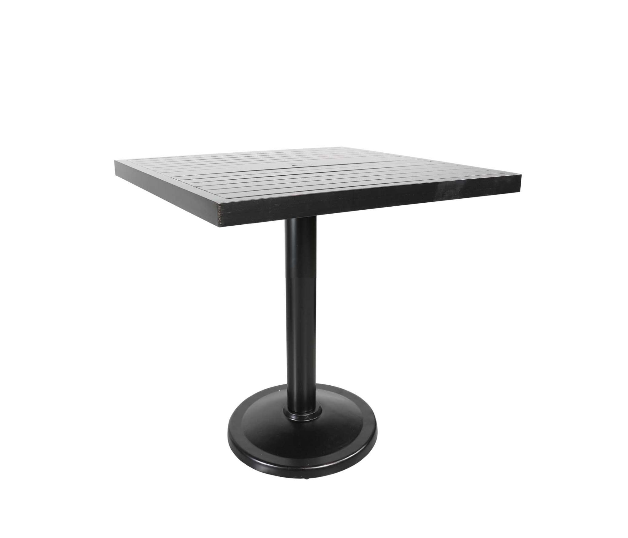 CabanaCoast Furniture Monaco 36 Square Pedestal Balcony Table 30035-36SCB