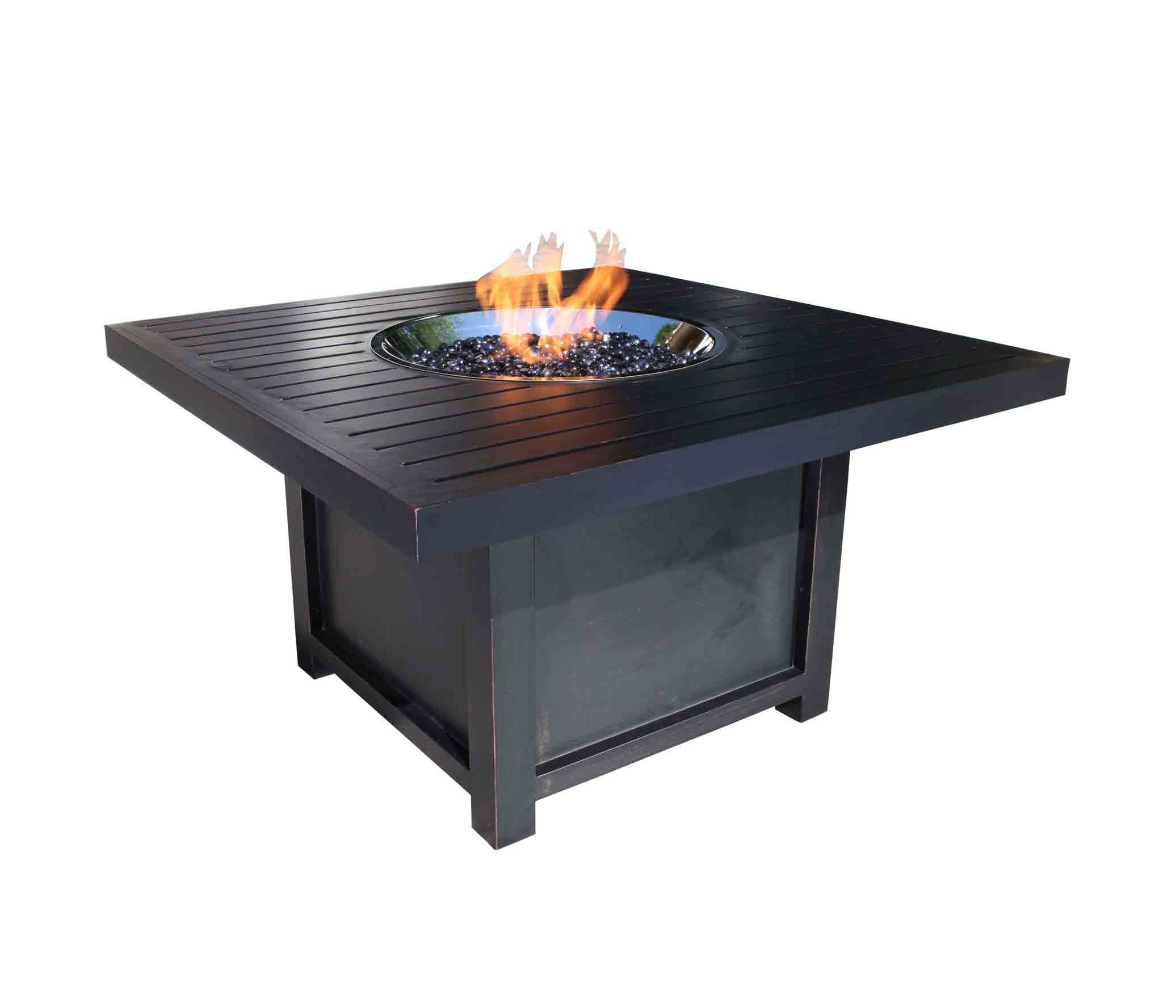 CabanaCoast Furniture Monaco 42 Square Outdoor Fire Pit 30036-42