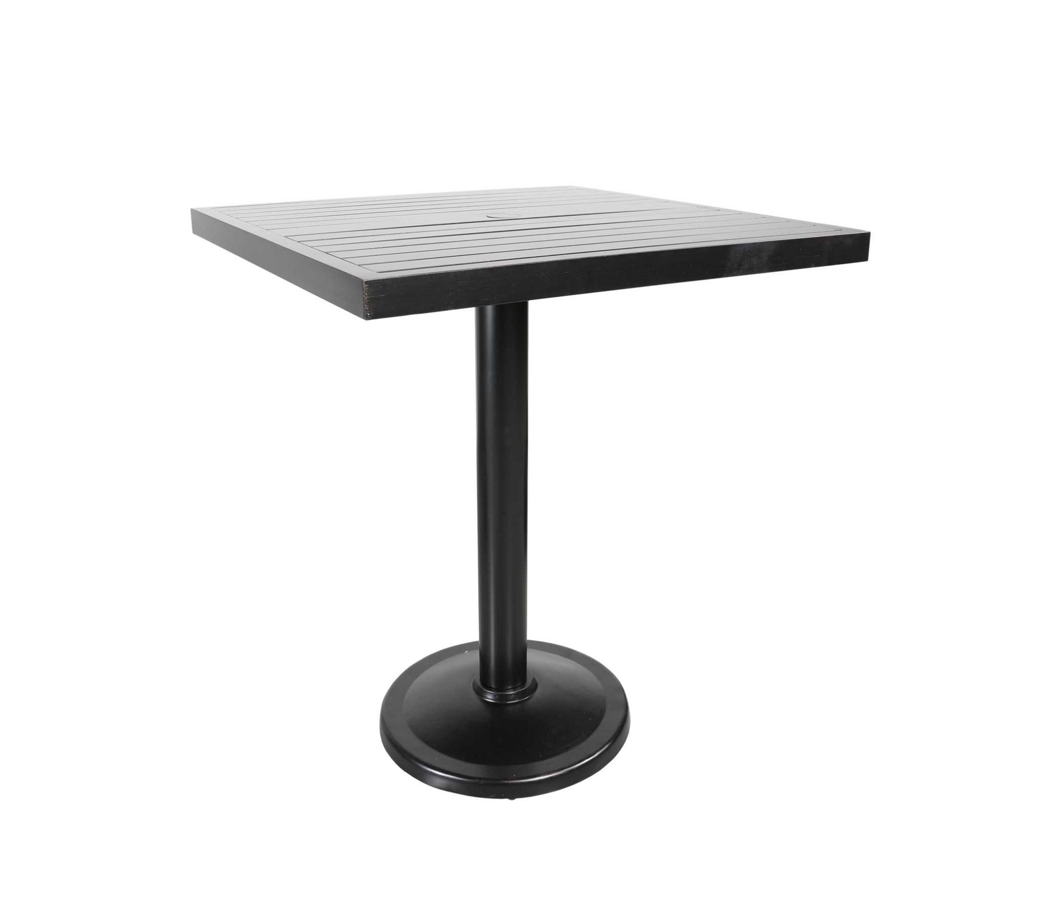 CabanaCoast Furniture Monaco 36 Square Pedestal Bar Table 30035-36SB