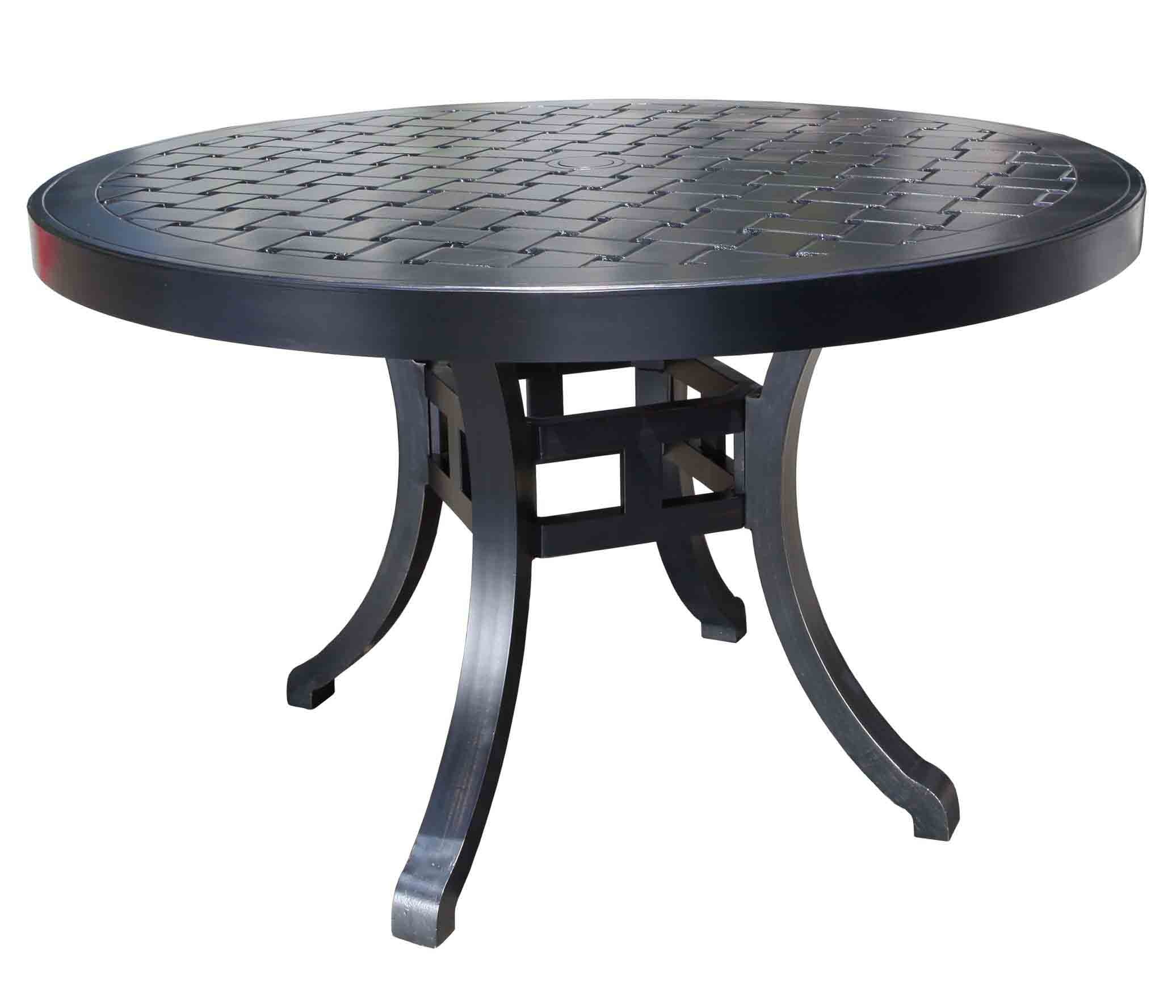CabanaCoast Furniture Hampton 60 Round Dining Table 30037-6002-BK