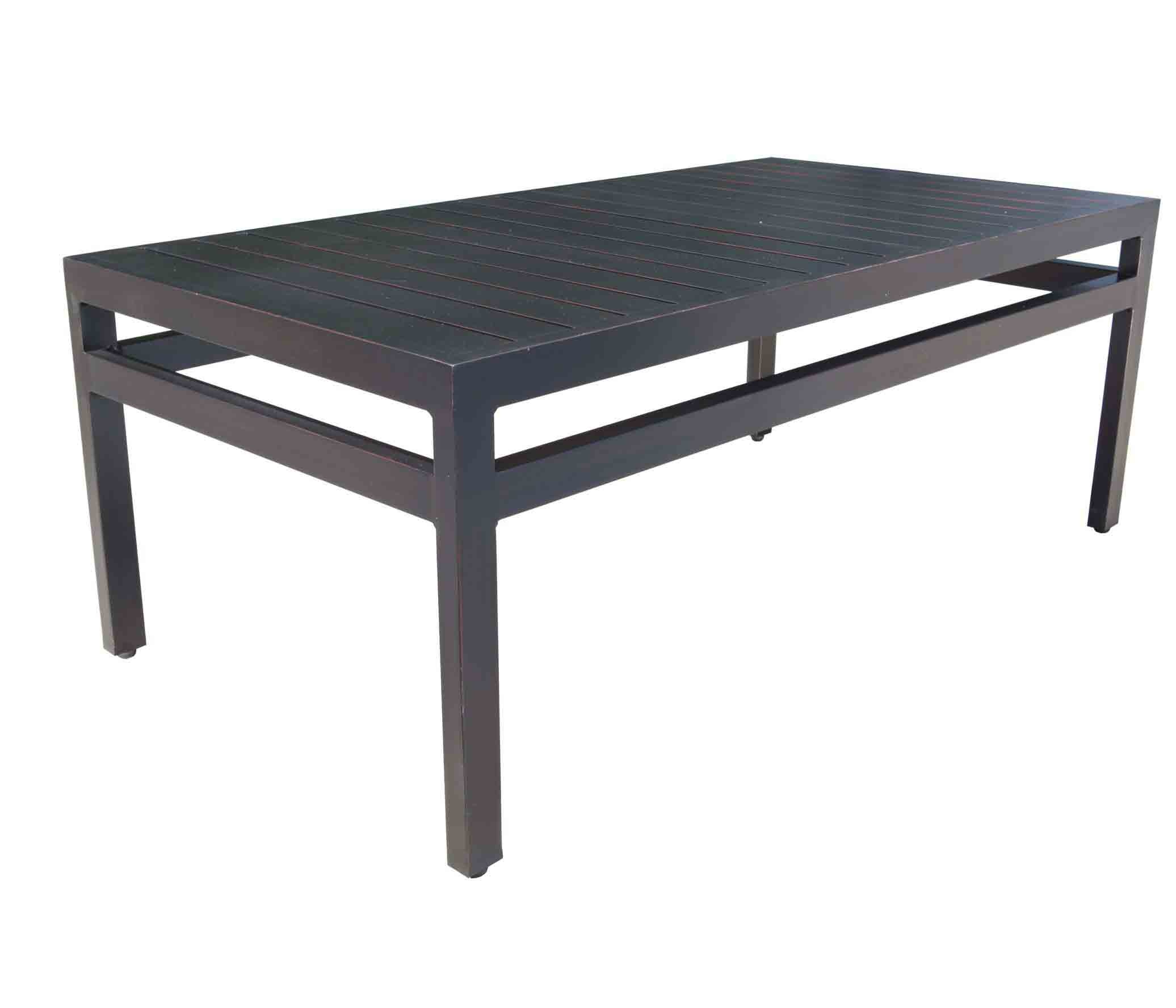 CabanaCoast Furniture Monaco 44 x 23 Rectangular Coffee Table 62000-44-BK