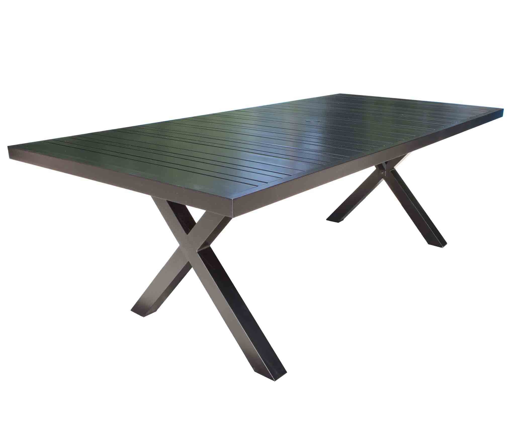CabanaCoast Furniture Milano 72 x 40 Rectangular Dining Table 62000-7240-BK