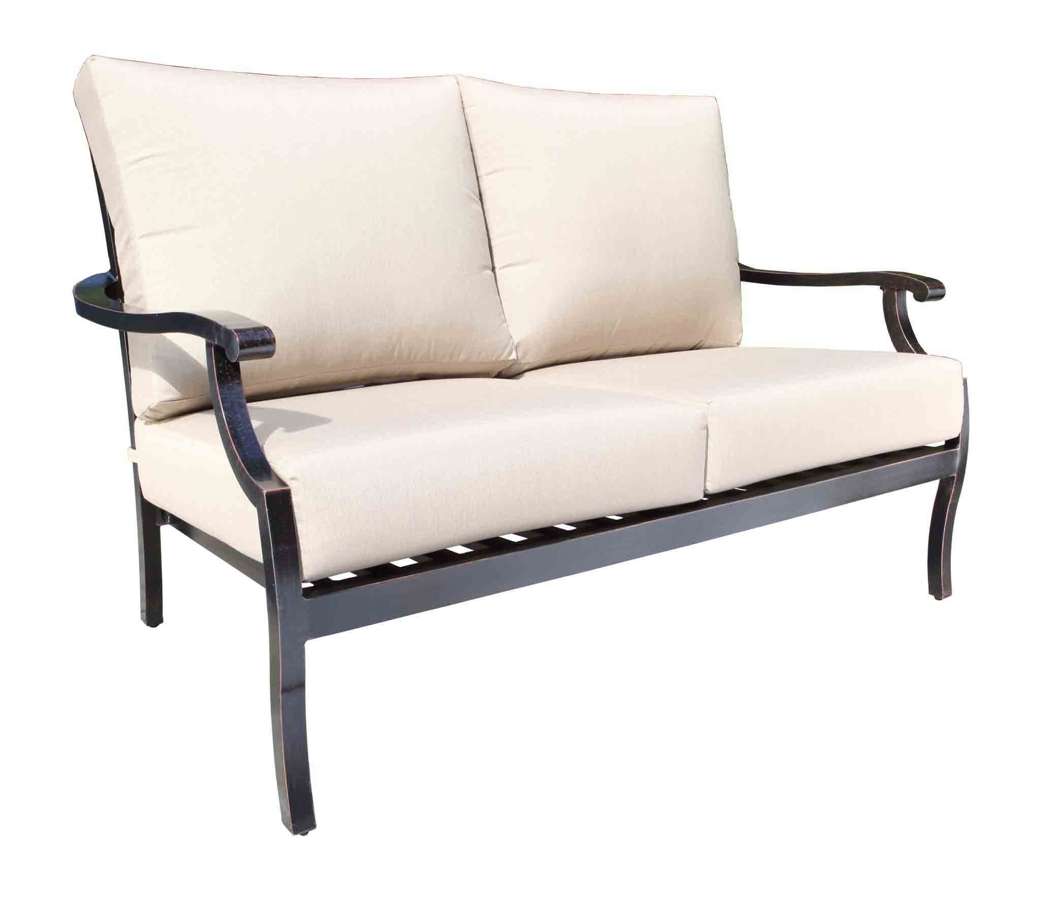 CabanaCoast Furniture Bloom Loveseat 60079-BK