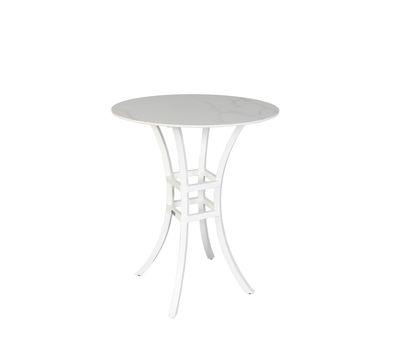 CabanaCoast Furniture Monaco 36 Round Stone Bar Table 8520-36B-CWWH