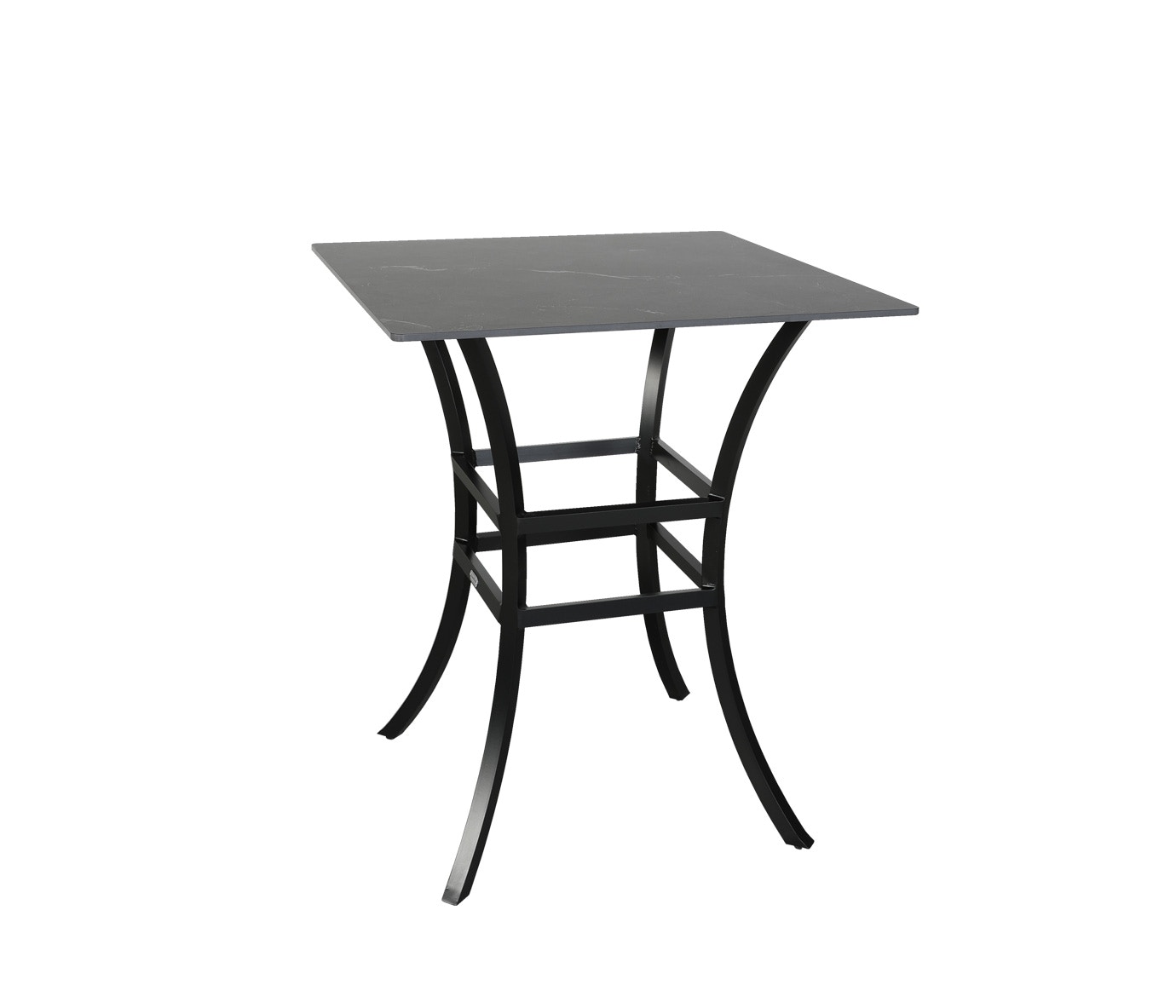 CabanaCoast Furniture Monaco 36 Square Stone Bar Table 8520-36SB-RBBK