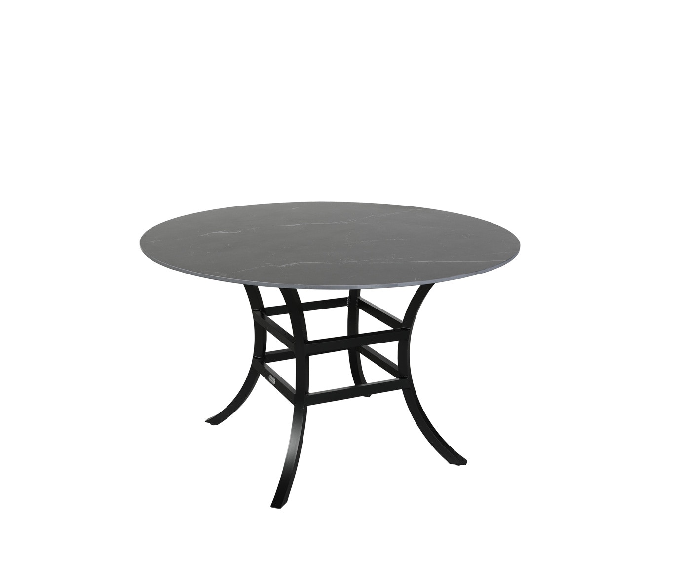 CabanaCoast Furniture Monaco 48 Round Stone Dining Table 8520-48-RBBK