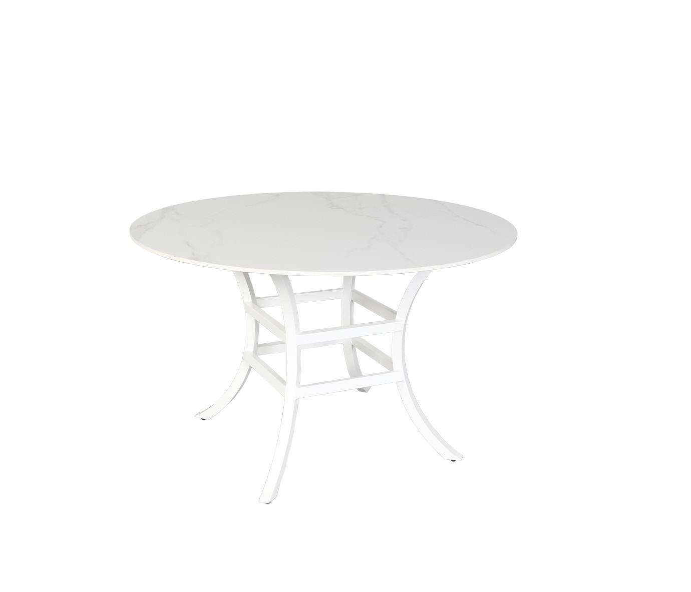CabanaCoast Furniture Monaco 48 Round Stone Dining Table 8520-48-CWWH