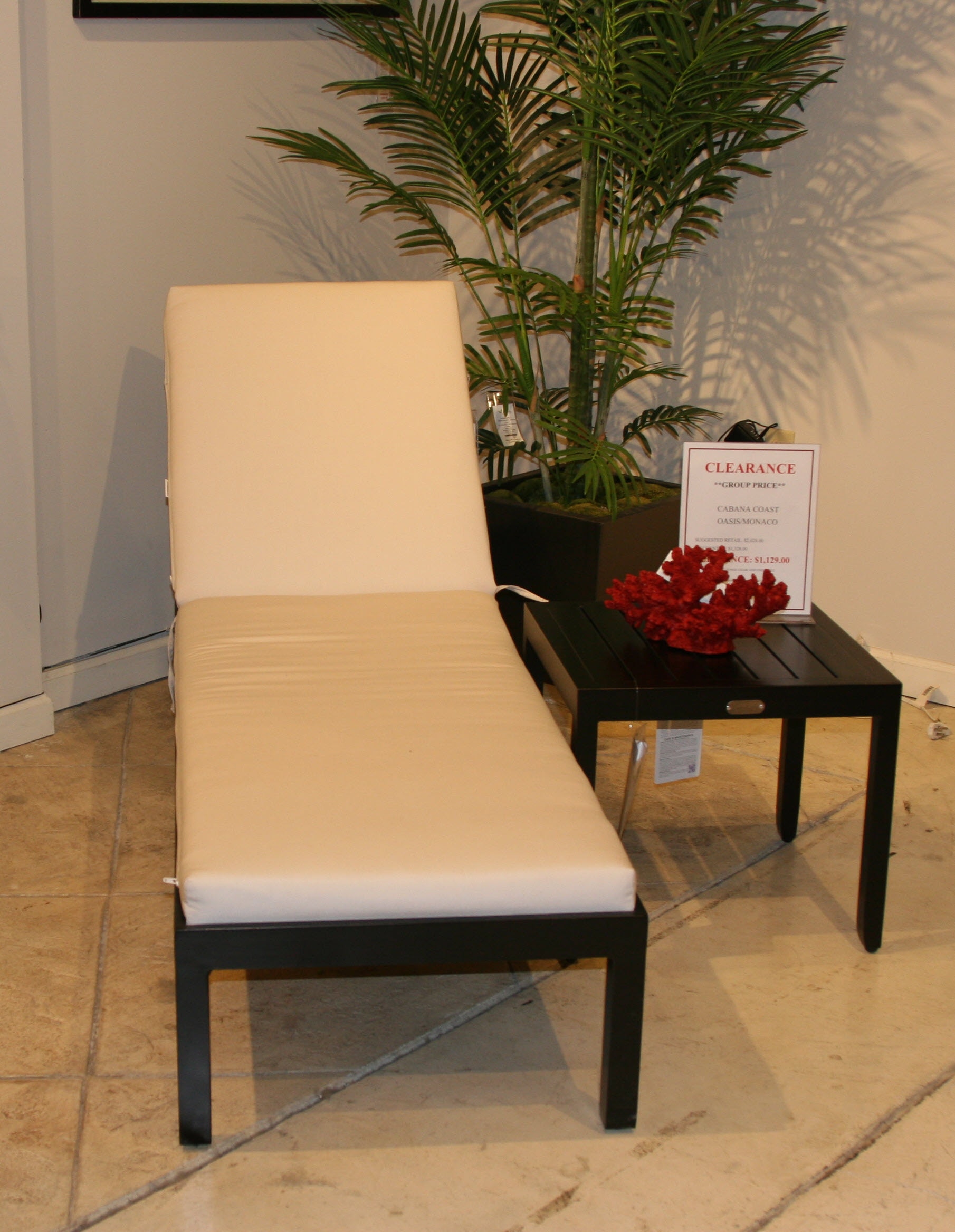 CabanaCoast Furniture Oasis Monaco Lounge Group Outdoor 2Piece Outdoor