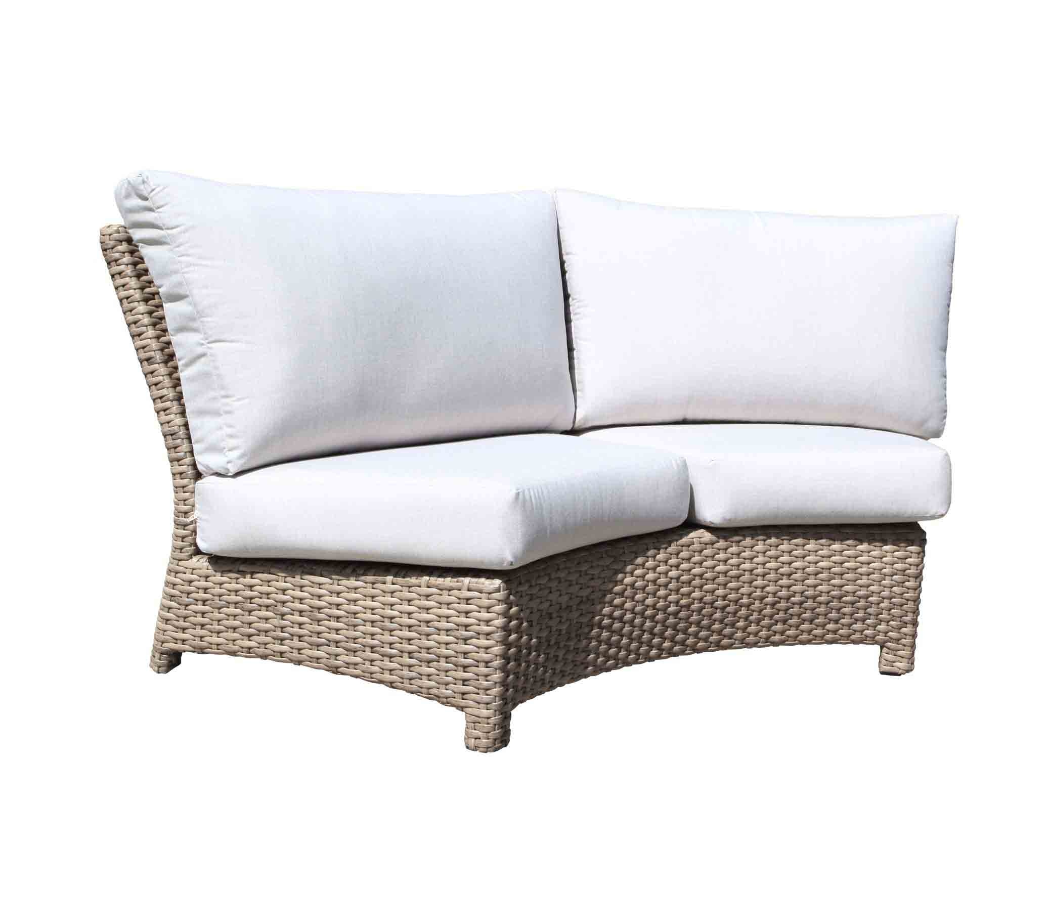 Cabanacoast Furniture 9390 Outdoorpatio Riverside Sectional Curved Sofa