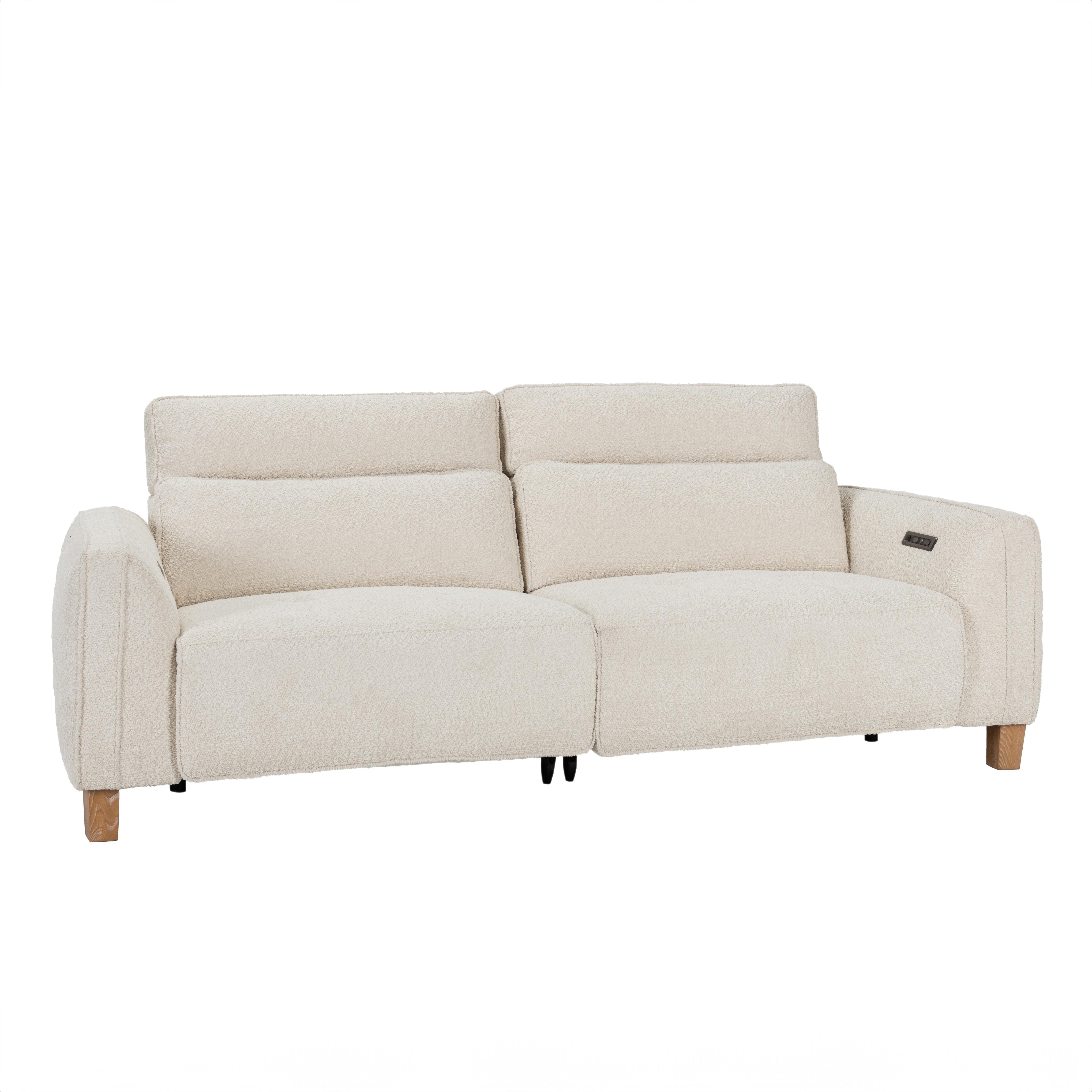 Classic Home Conway 2pc Power Recliner Sofa Ivory 2205SF11
