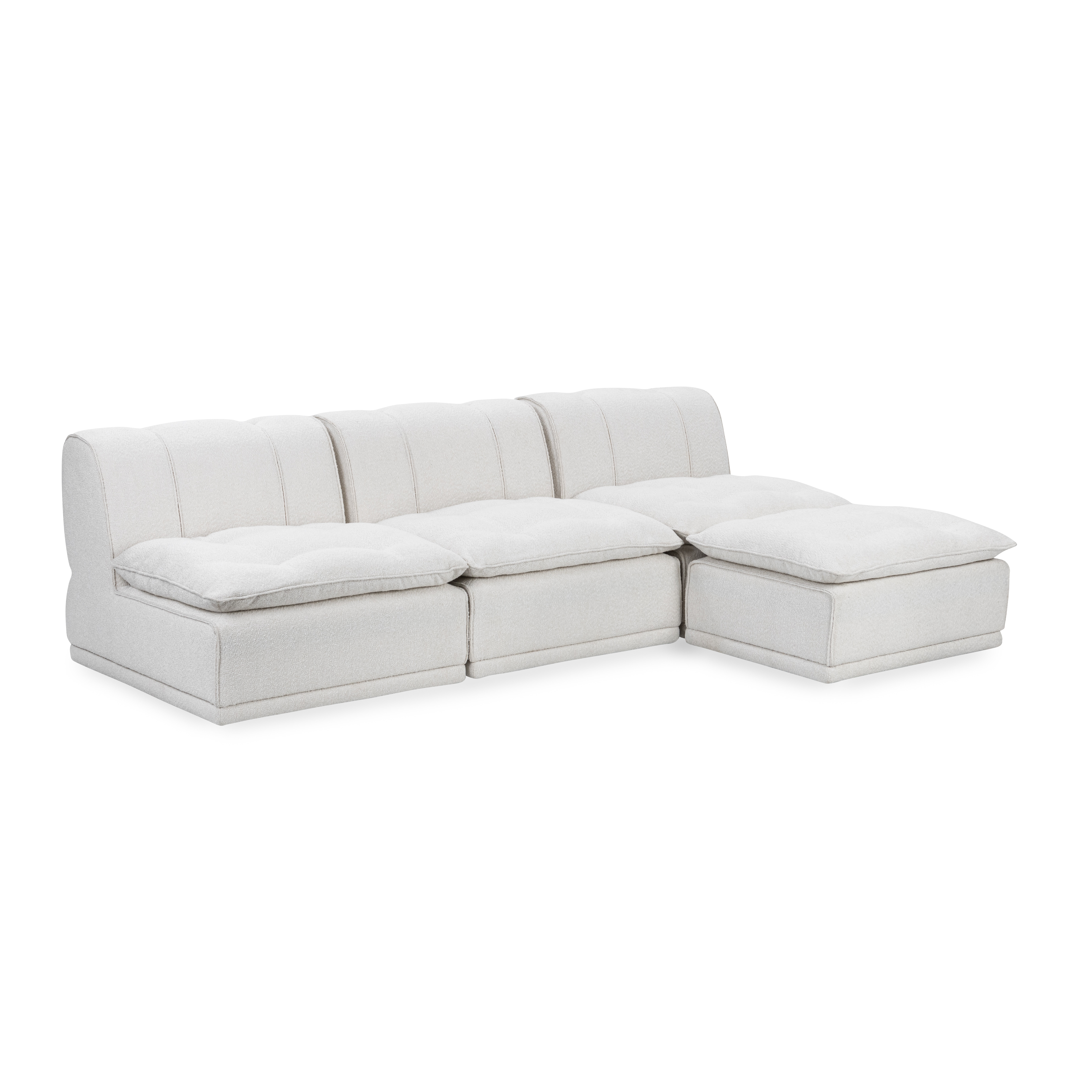 Classic Home Haven Upholstered 4pc Modular Sofa w/ 6102SF123