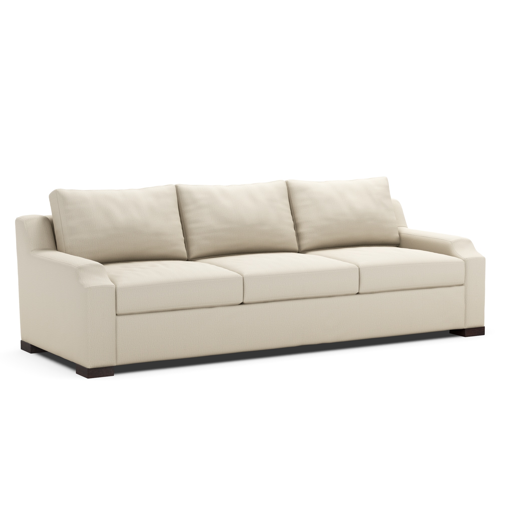 Classic Home 6RIV503EFABBEA Living Room Rivera Large Sofa with English Modern Arm Abaco Fabric