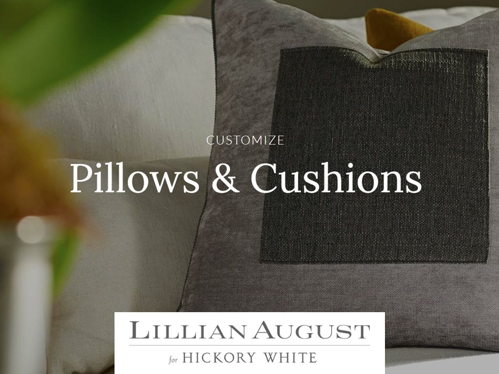 Lillian August for Hickory White Furniture Program Custom-Pillows