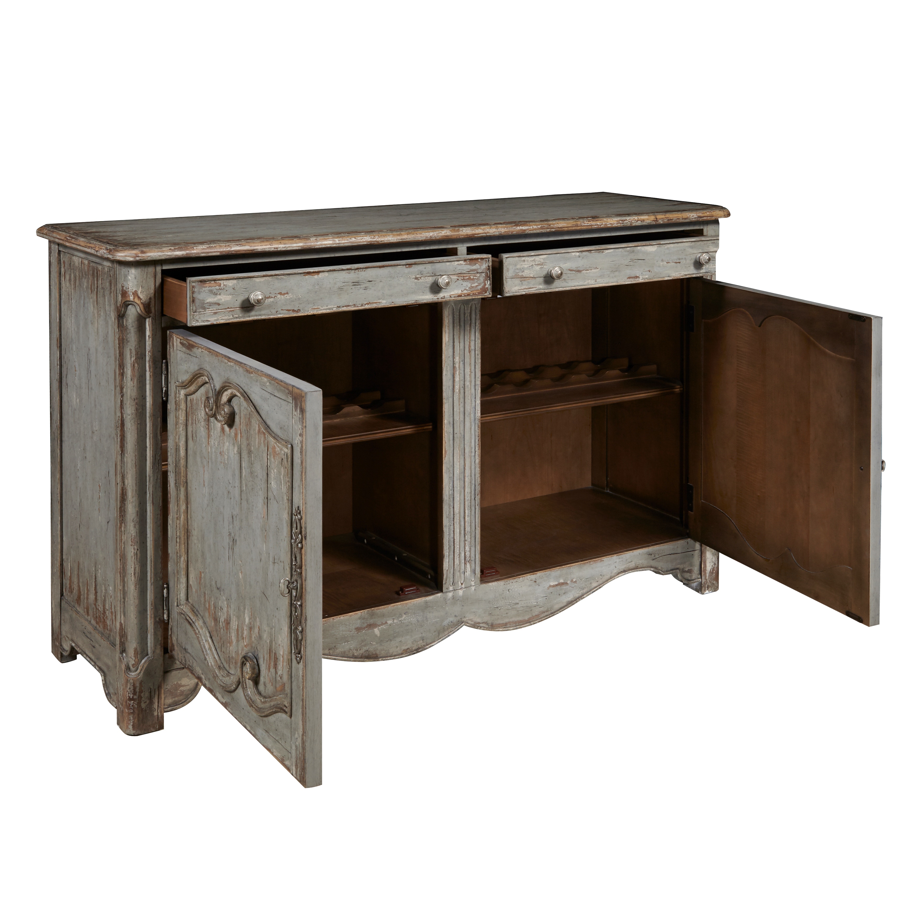 Pulaski Furniture D153 044 Dining Room Farmhouse Two Door Accent