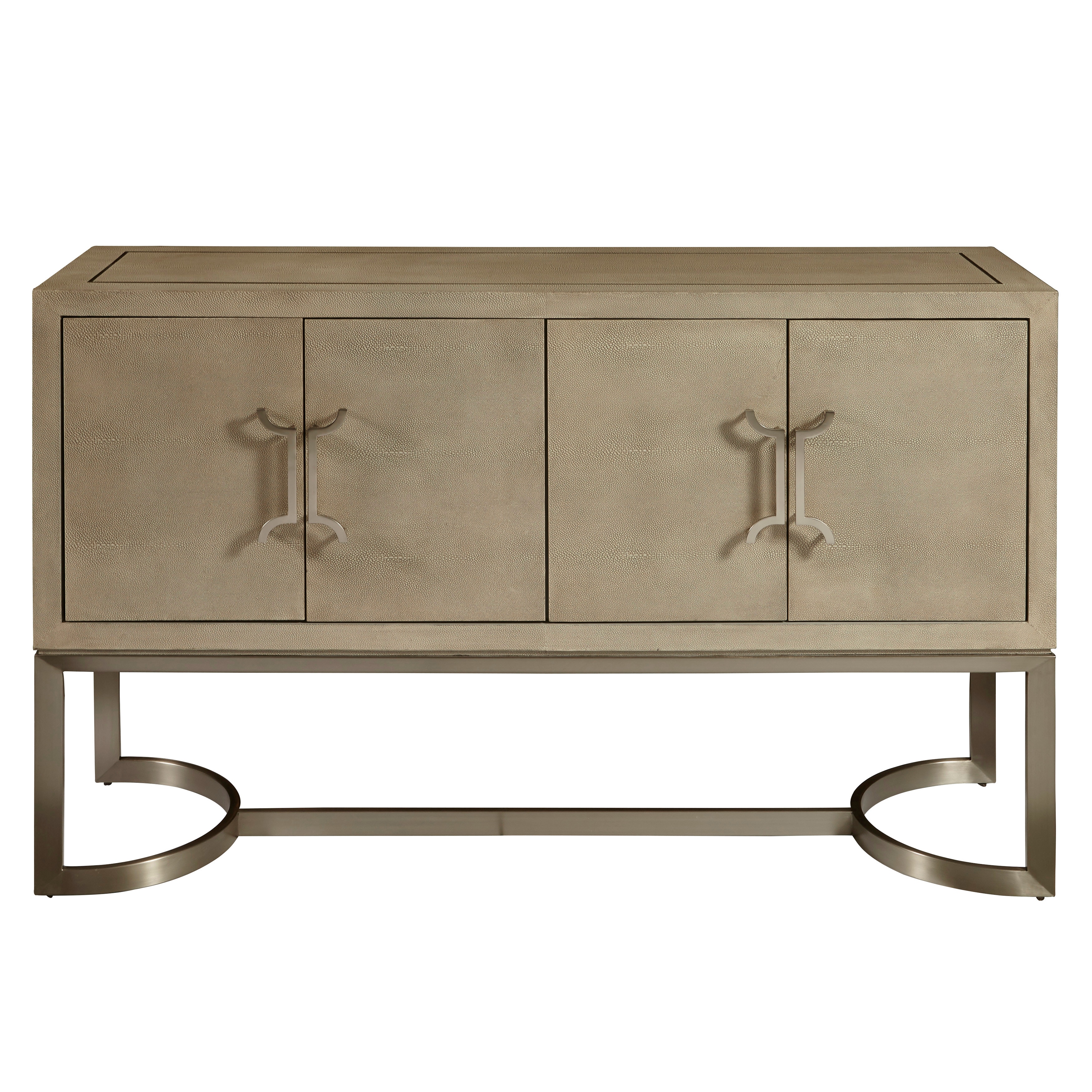 Pulaski Furniture D199 103 Living Room White Shagreen Console