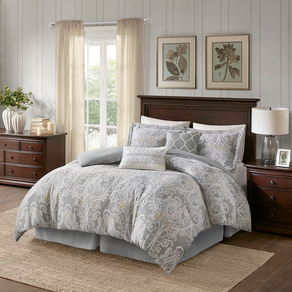 Hampton Hill Bedding Hallie 6 Piece Cotton Comforter Set HH10-1683