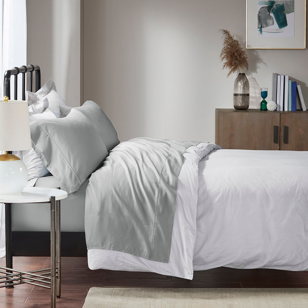 Hampton Hill Bedding 1500 Thread Count Cotton Blend 4 PC Sheet Set MP20-4850