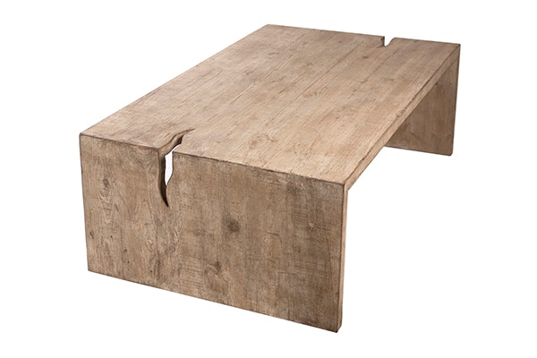 Dovetail Furniture DOV965 Living Room Merwin Coffee Table in Recycled Pine