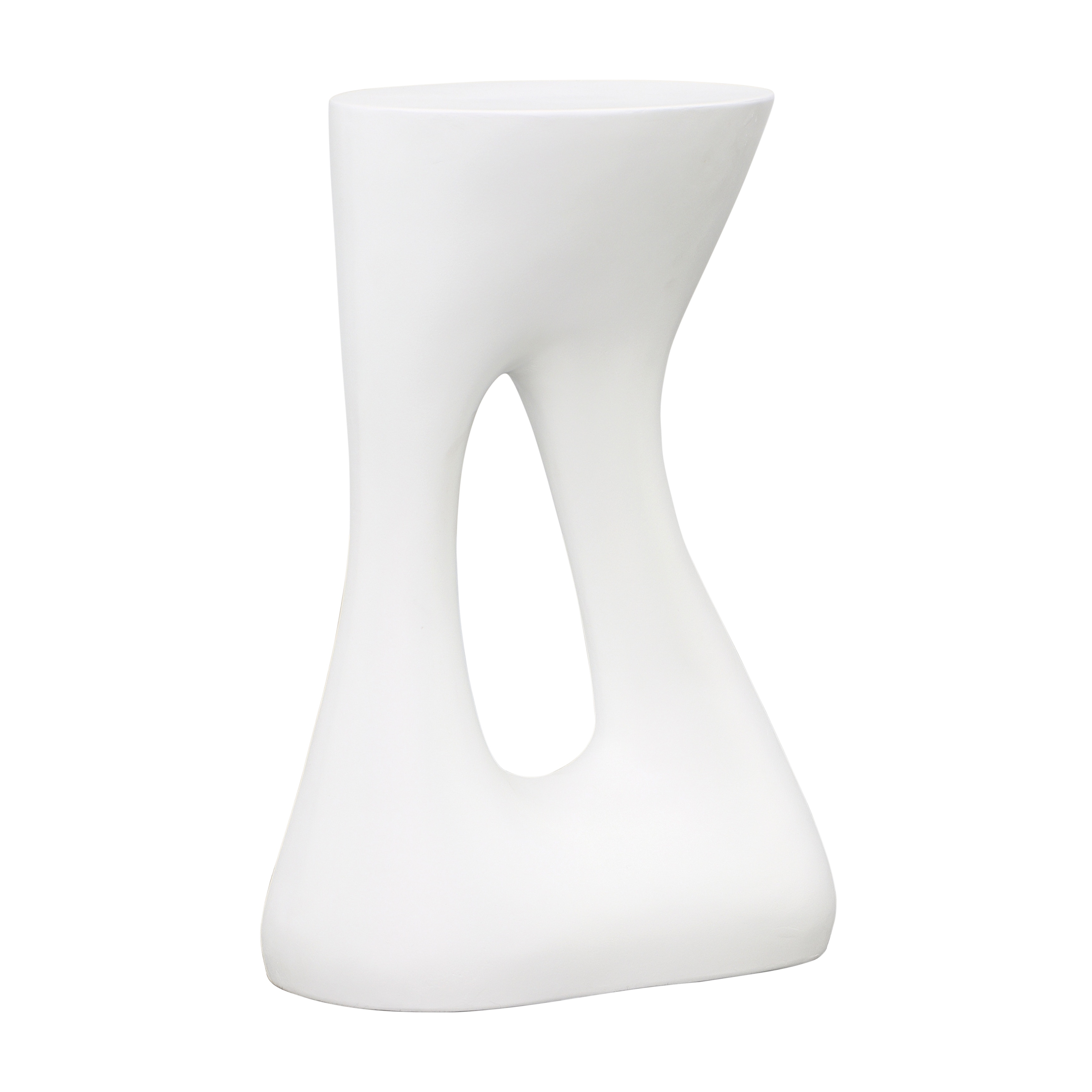 Dovetail Furniture Carolina Outdoor Side Table DOV26079-WHIT