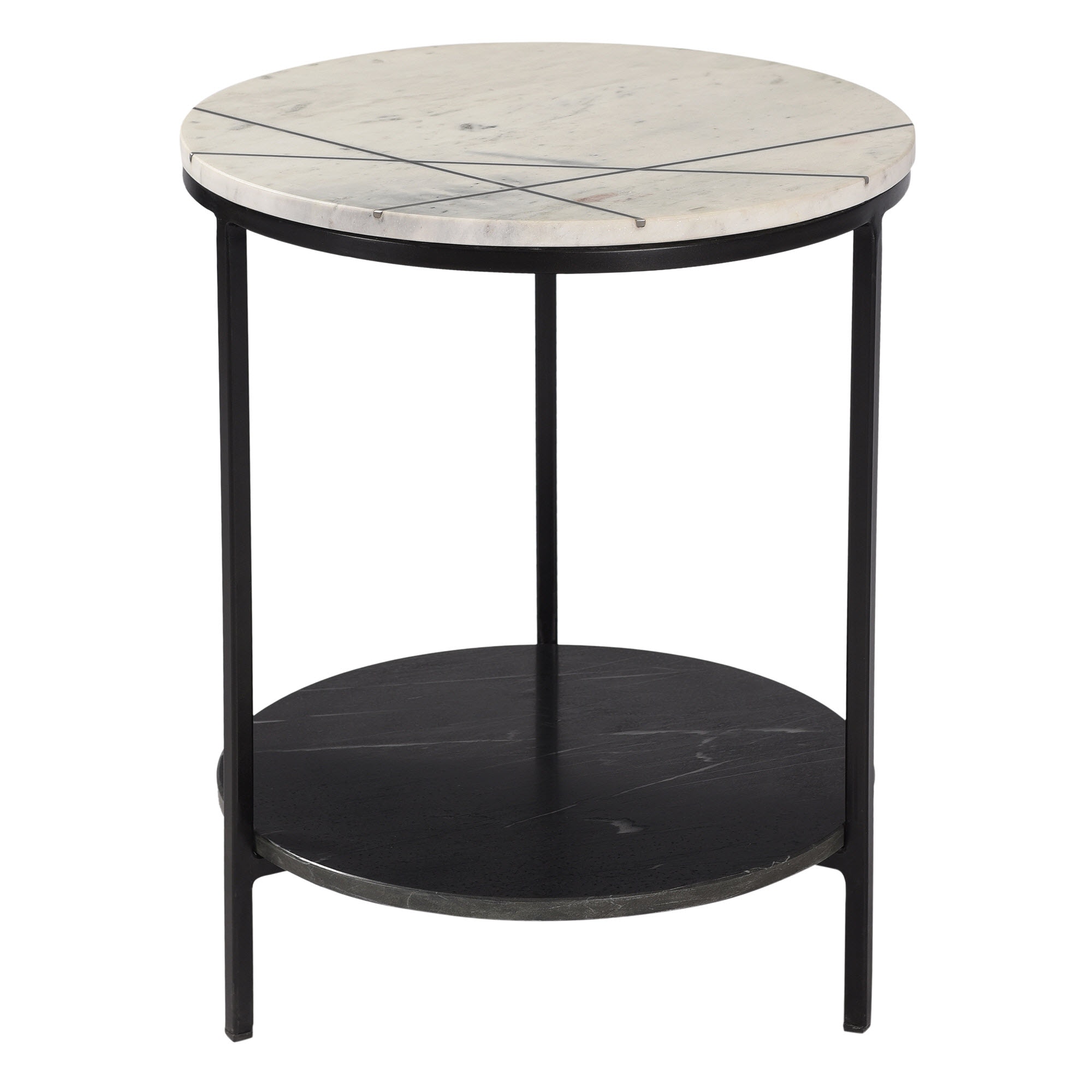 Dovetail Furniture BB020 Living Room Forlay Side Table