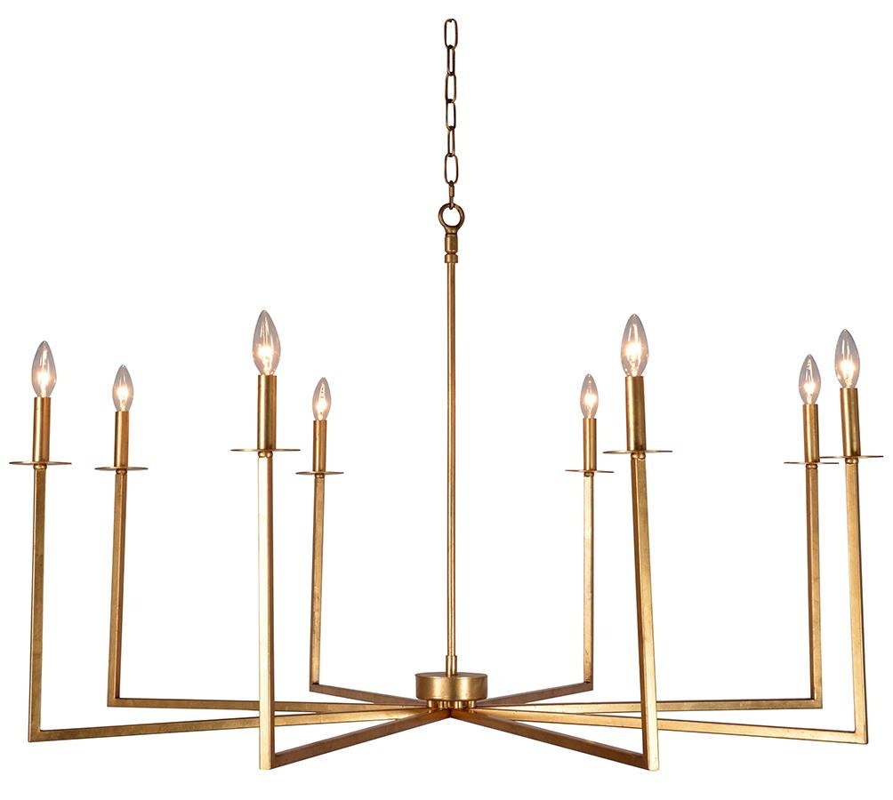 Dovetail Furniture DOV10526 Lamps and Lighting Rowe Chandelier