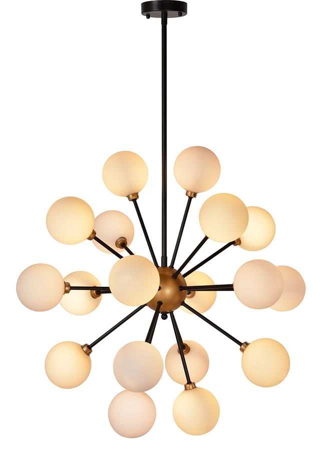 Dovetail Furniture DOV10535 Lamps and Lighting Baham Chandelier