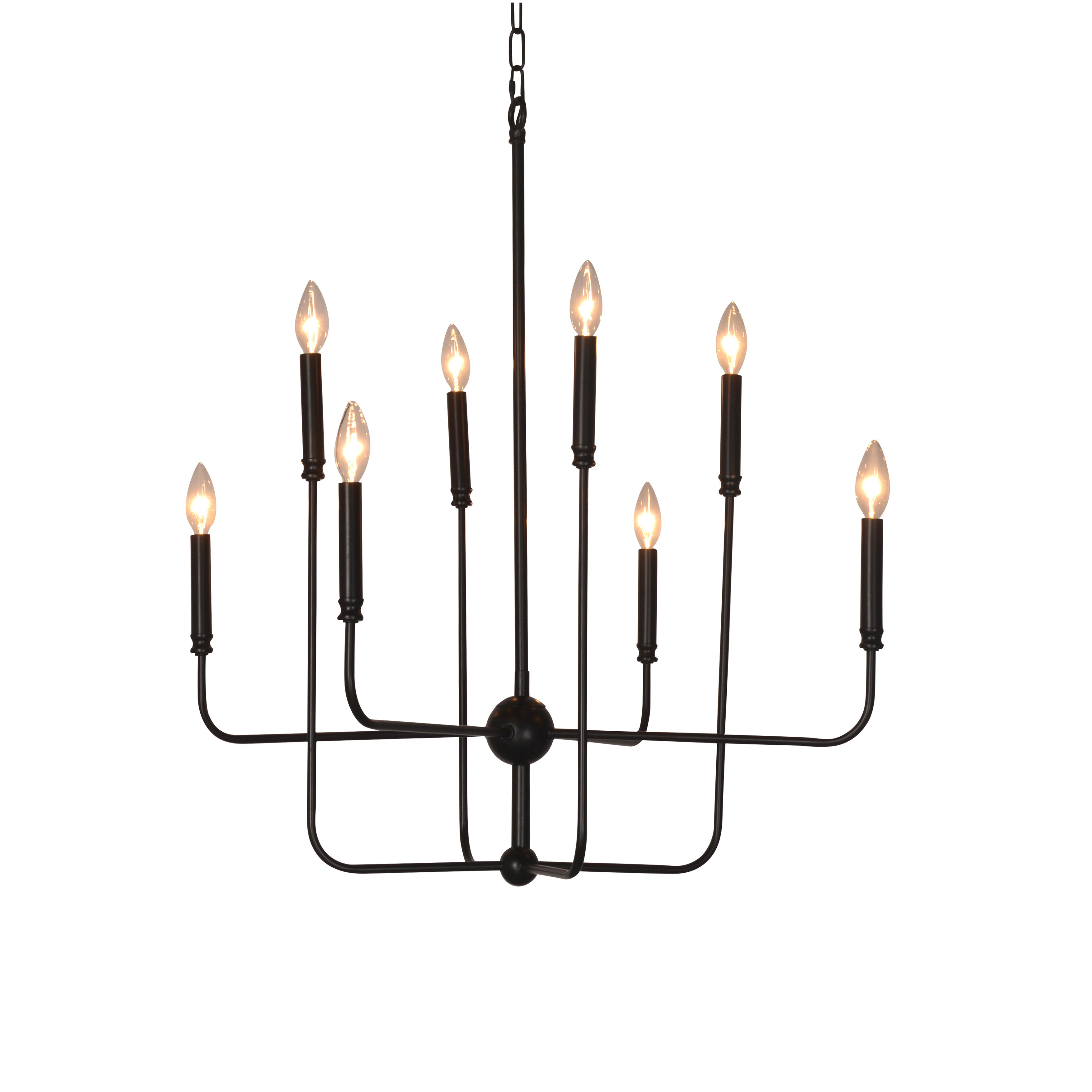 Dovetail Furniture DOV10563 Lamps and Lighting Weasley Chandelier