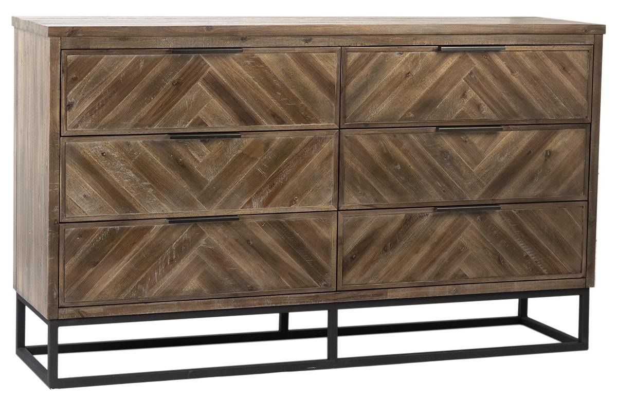 Dovetail Furniture GHFDOV18010 Bedroom Holbrook Dresser