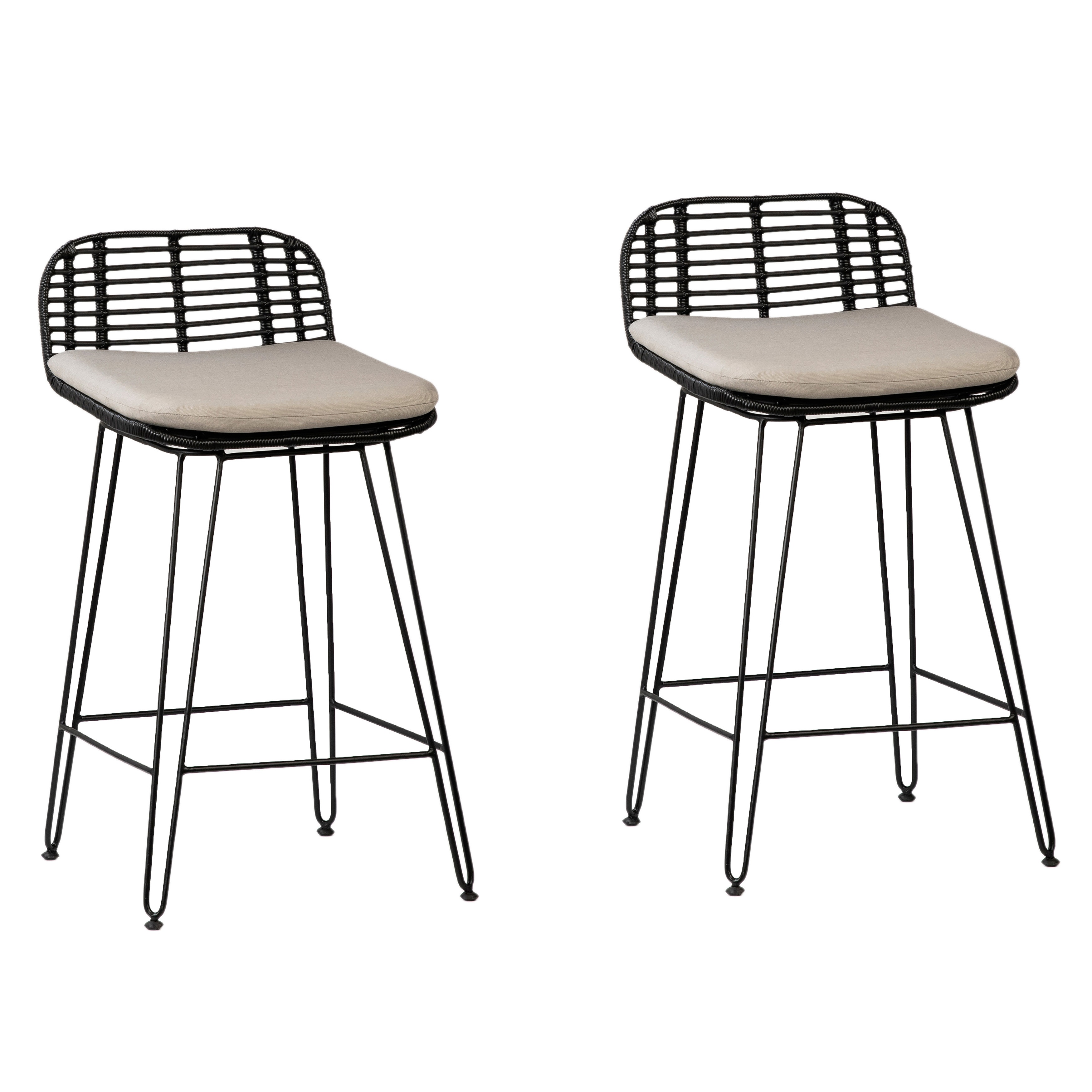 Dovetail Furniture DOV18812CS Dining Room Bani Outdoor Counter Stool