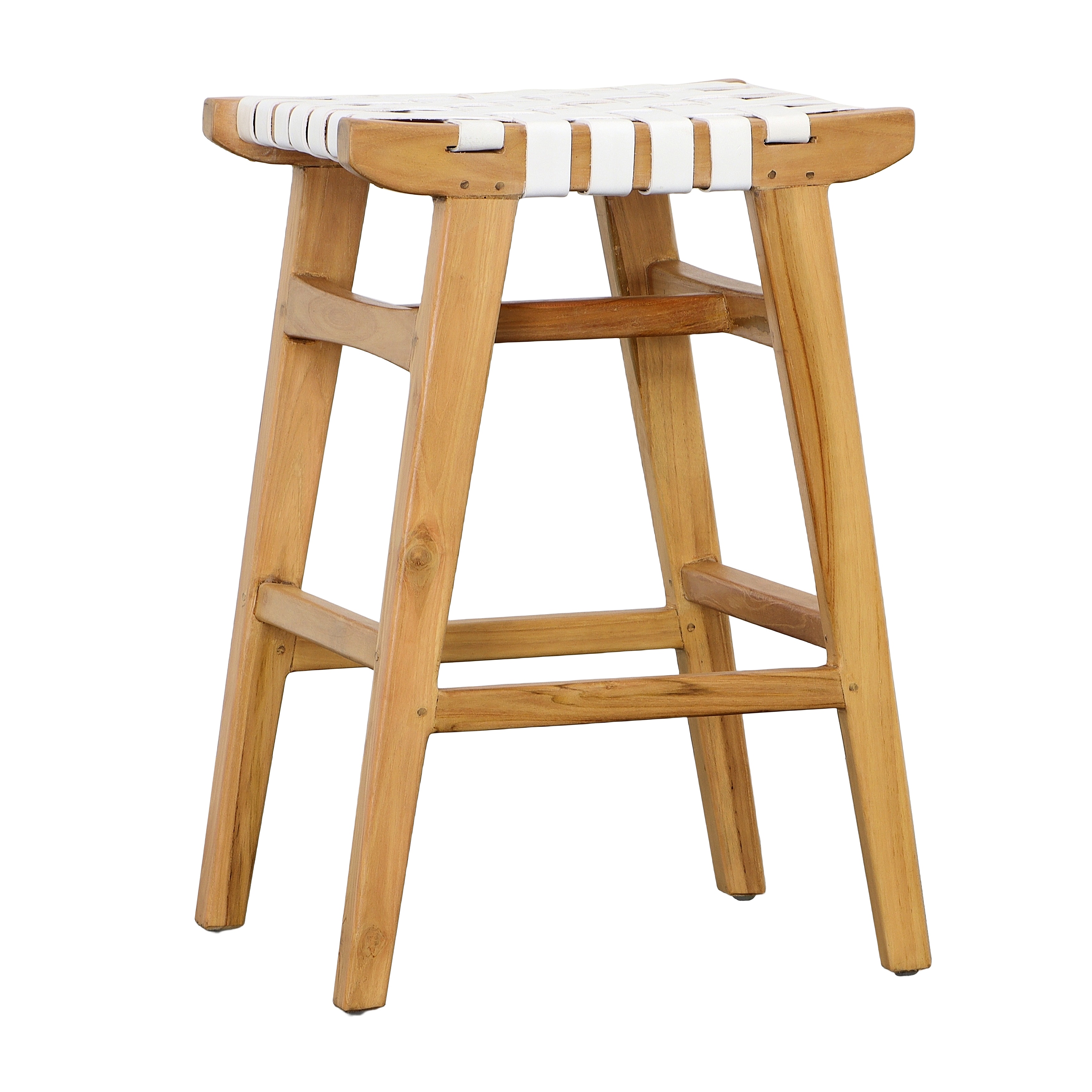 Dovetail Furniture DOV25014CSWH Dining Room Camila Counter Stool