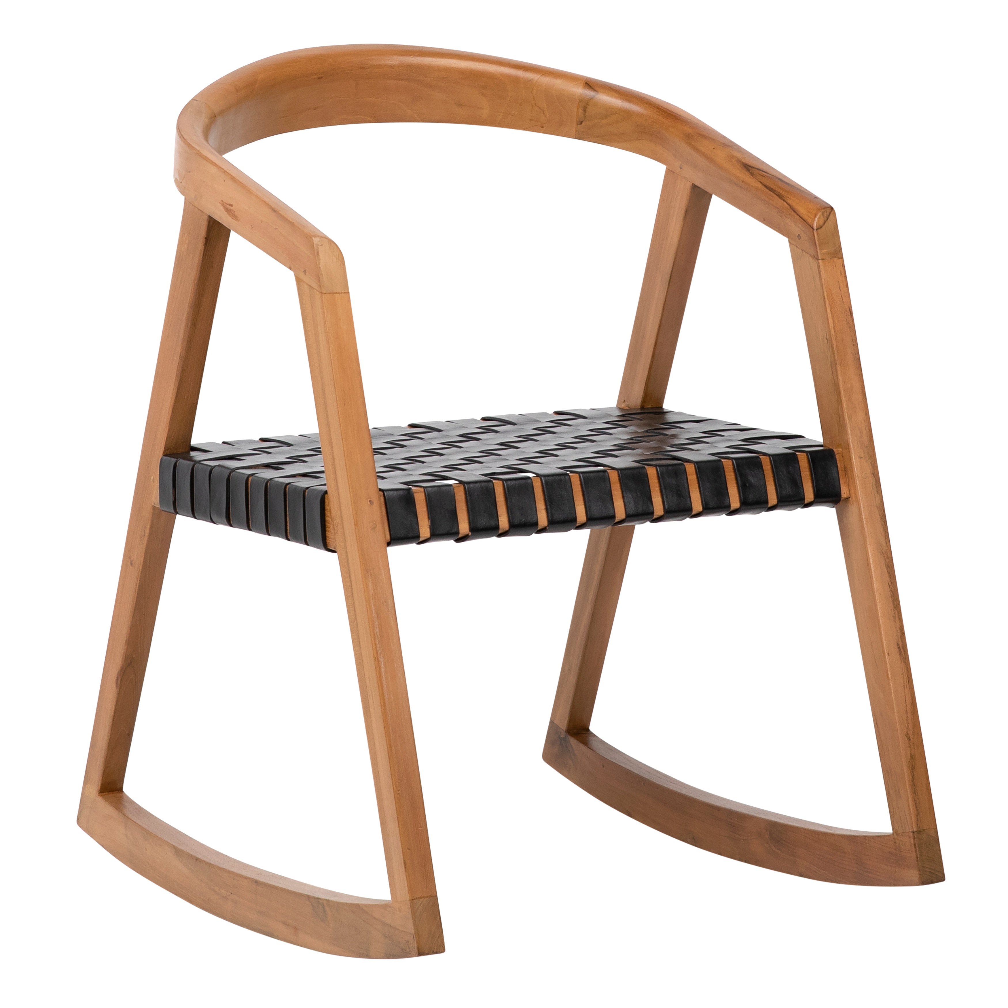 Dovetail Furniture DOV25019NAT Living Room Jolene Rocking Chair