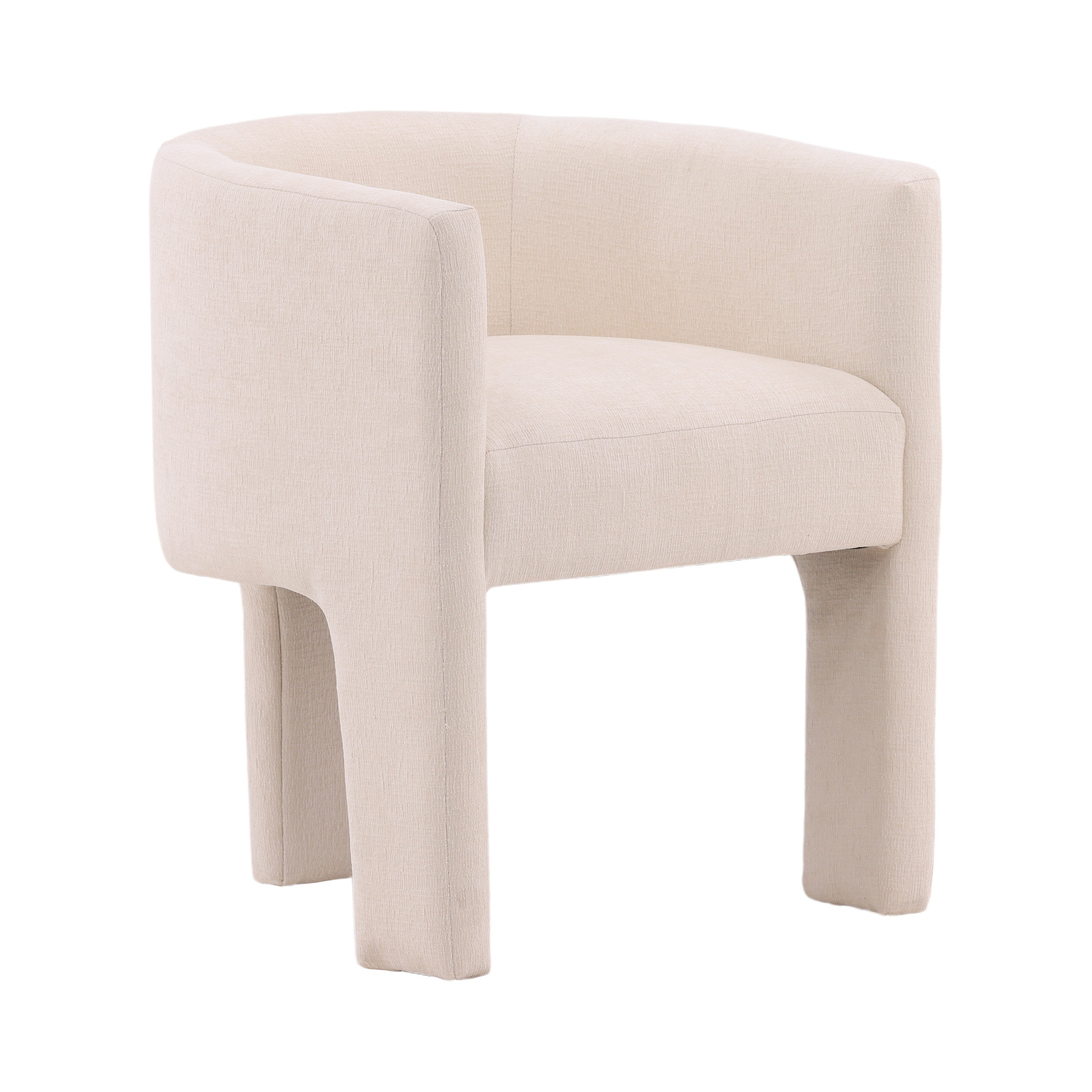 Dovetail Furniture Olimpia Dining Chair DOV34037-CREM