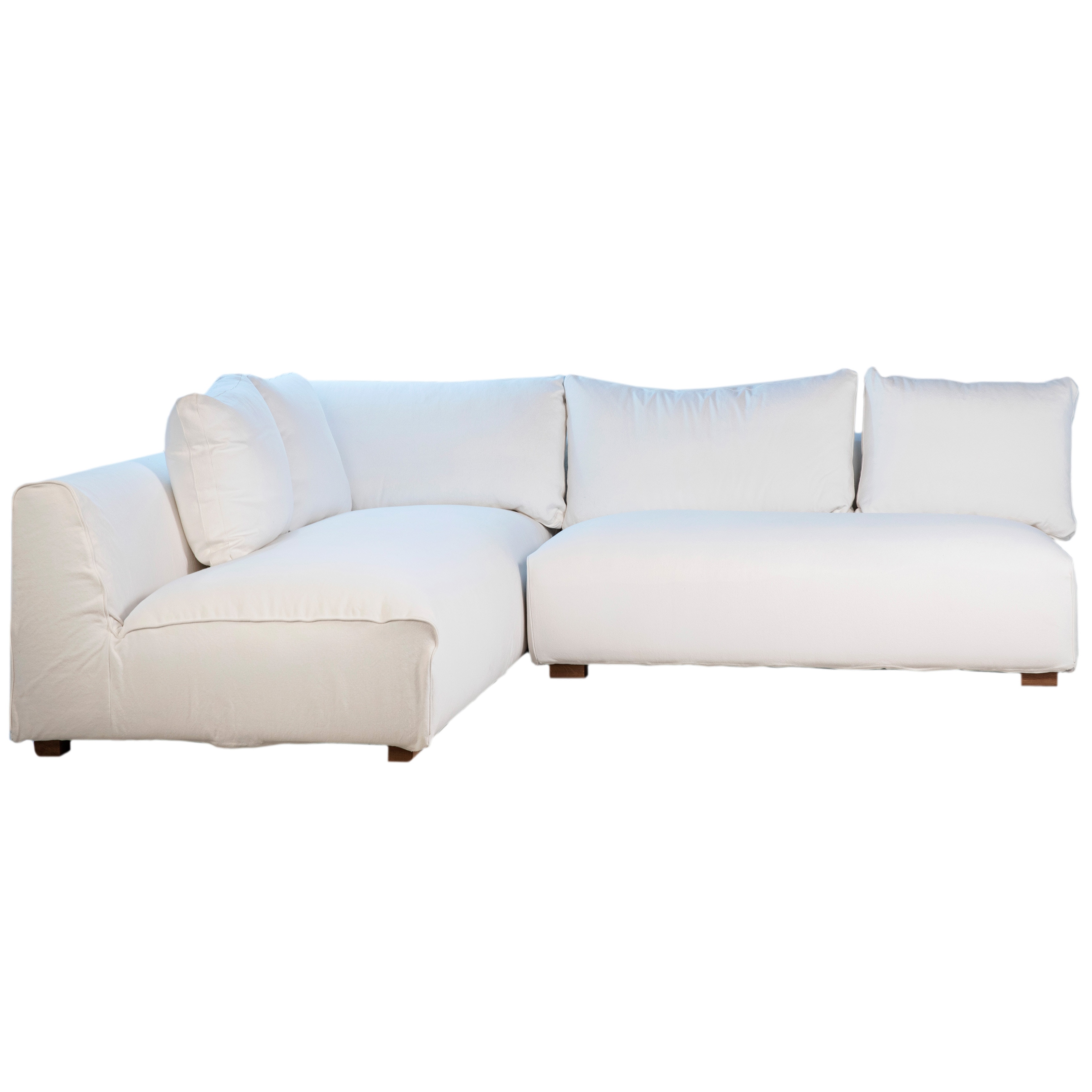Dovetail Furniture DOV4558 Living Room Marian LShape Sectional