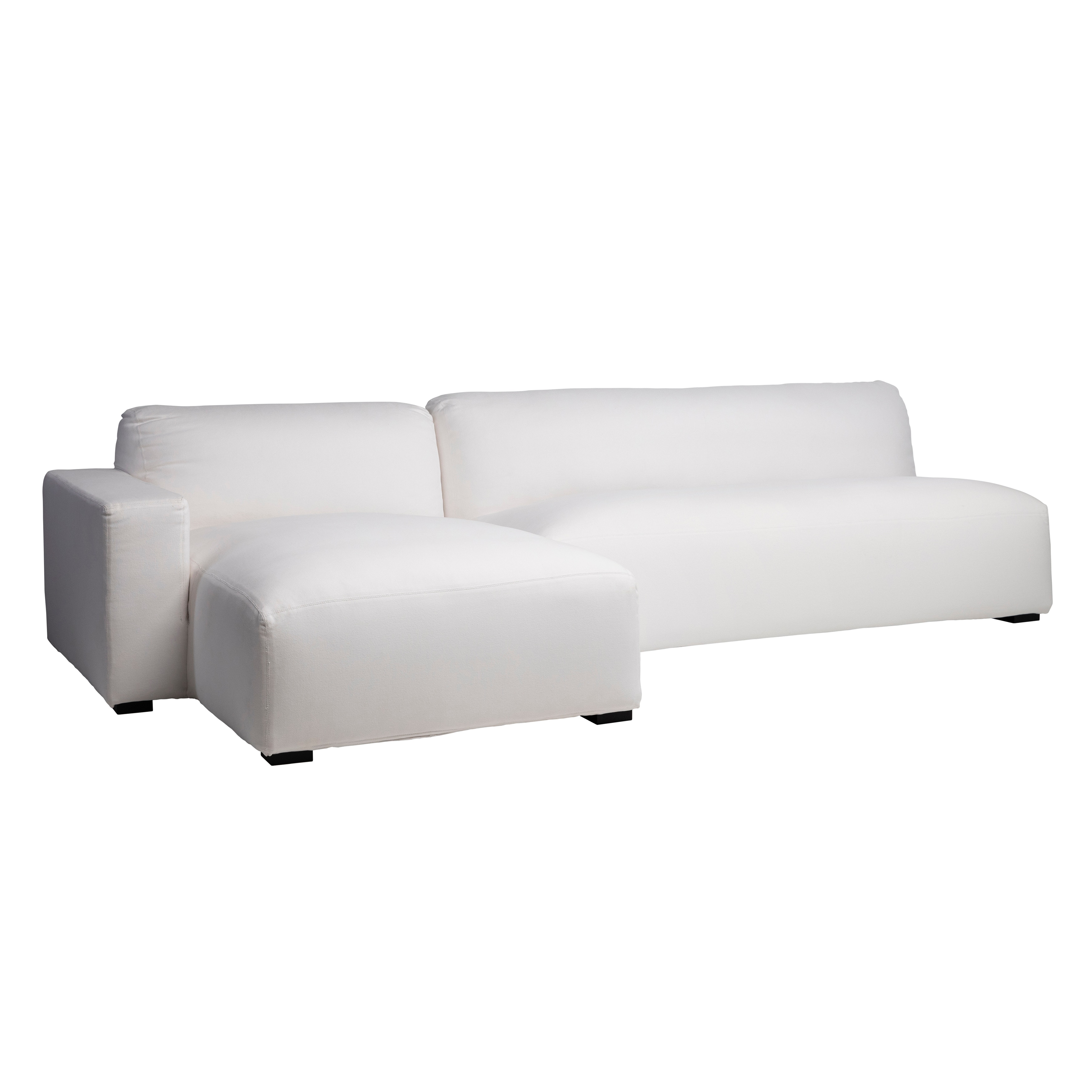Dovetail Furniture DOV4567 Living Room Mylo Chaise Sectional