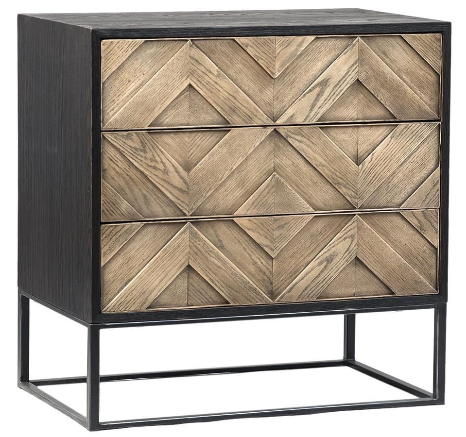 Dovetail Furniture DOV5400 Living Room Modena Sidetable