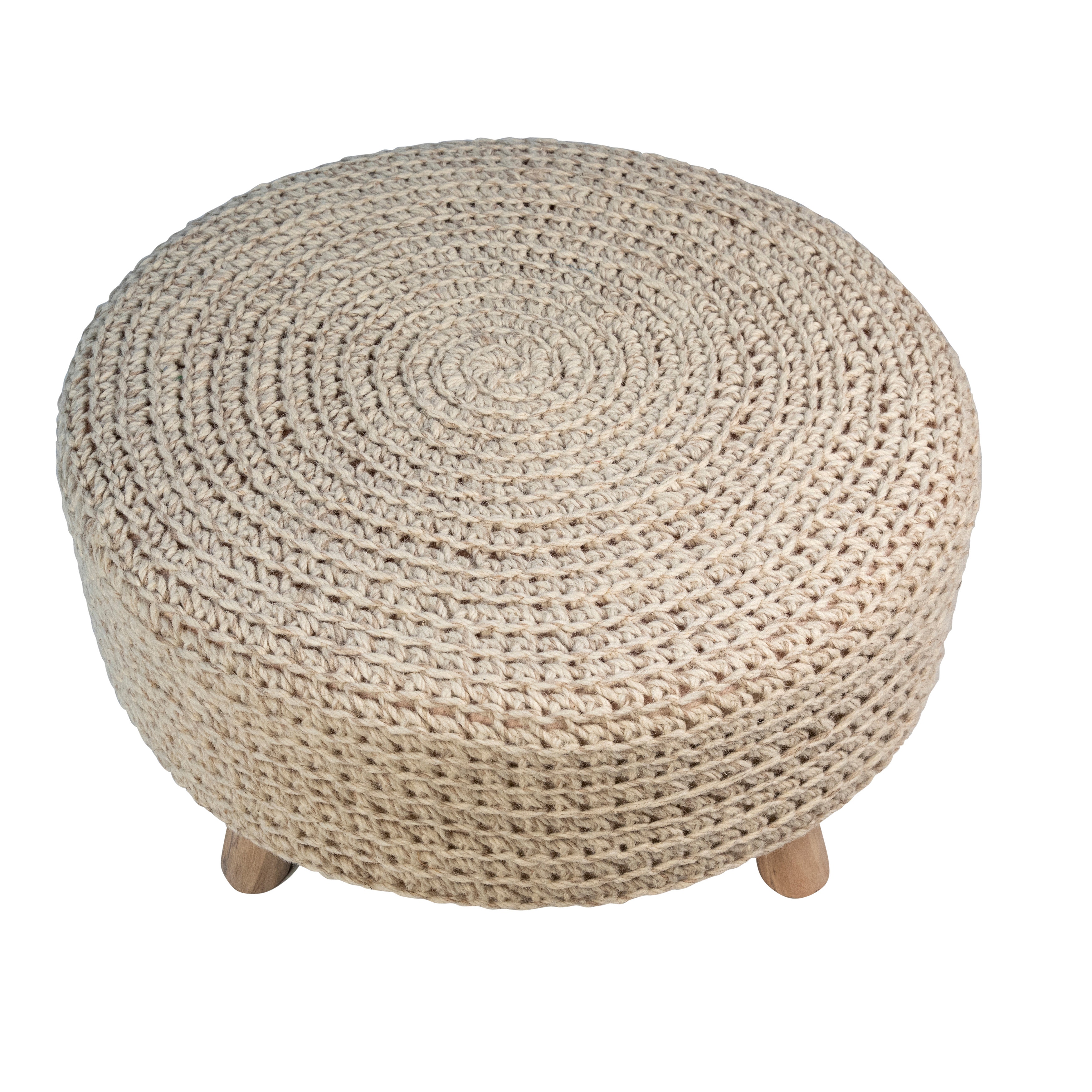 Dovetail Furniture DOV6715 Living Room Montana Ottoman