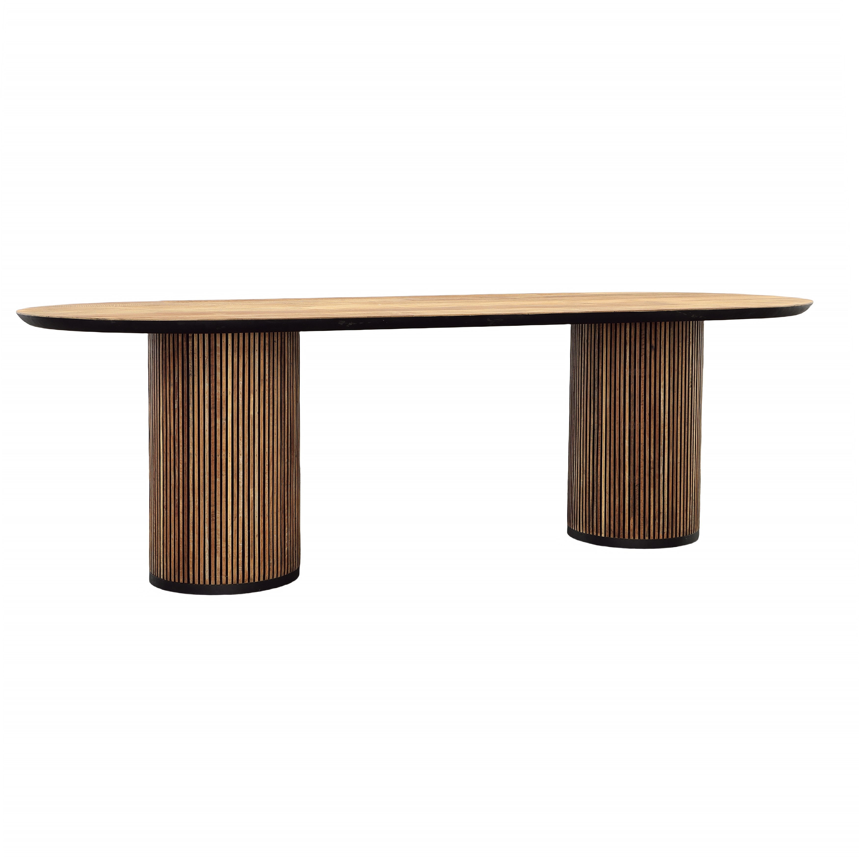 Dovetail Furniture WOR1007TEAK Dining Room Dabney Dining Table