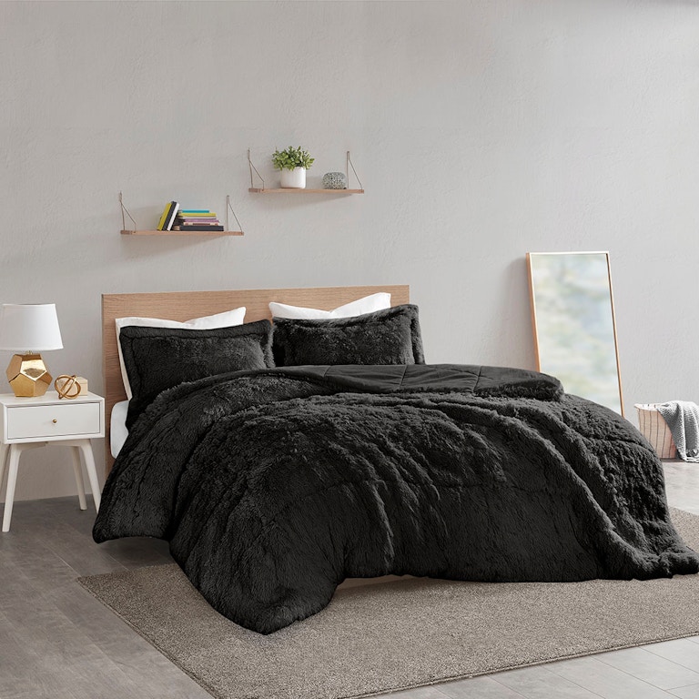 Intelligent Design Raina Comforter Set - Full/Queen - Grey/Silver