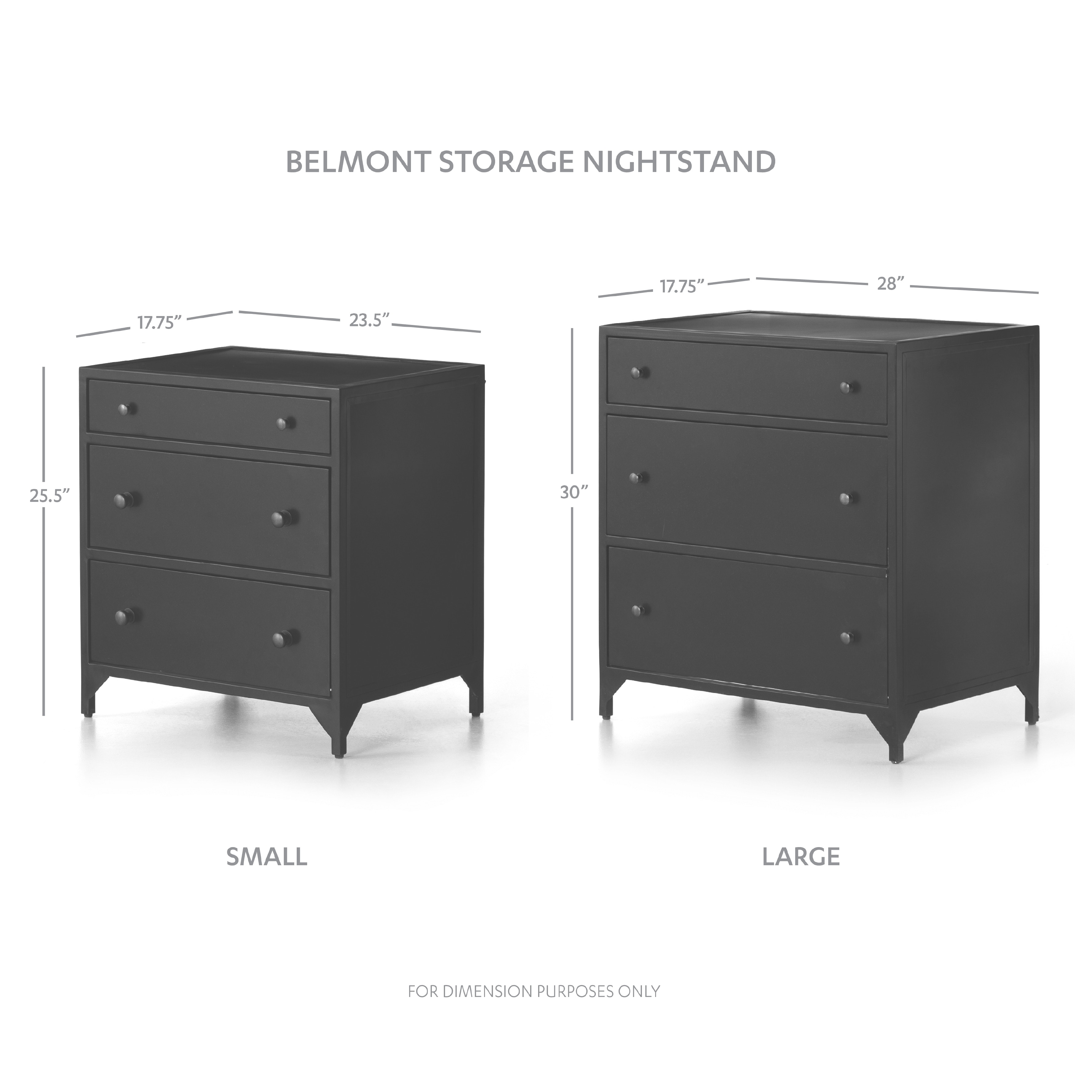 Four Hands Furniture 104430003 Bedroom Belmont Storage Nightstand