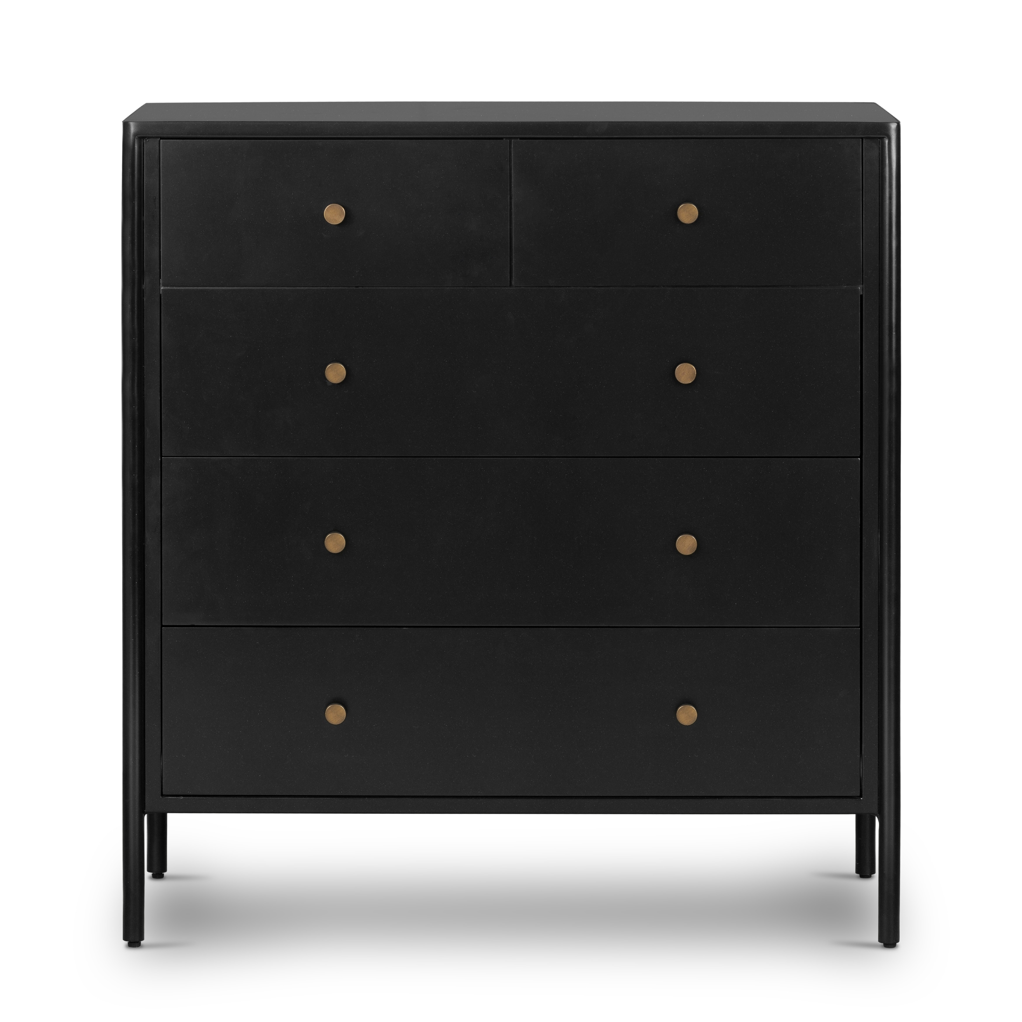 Four Hands Furniture 228013001 Bedroom Soto 5 Drawer DresserBlack