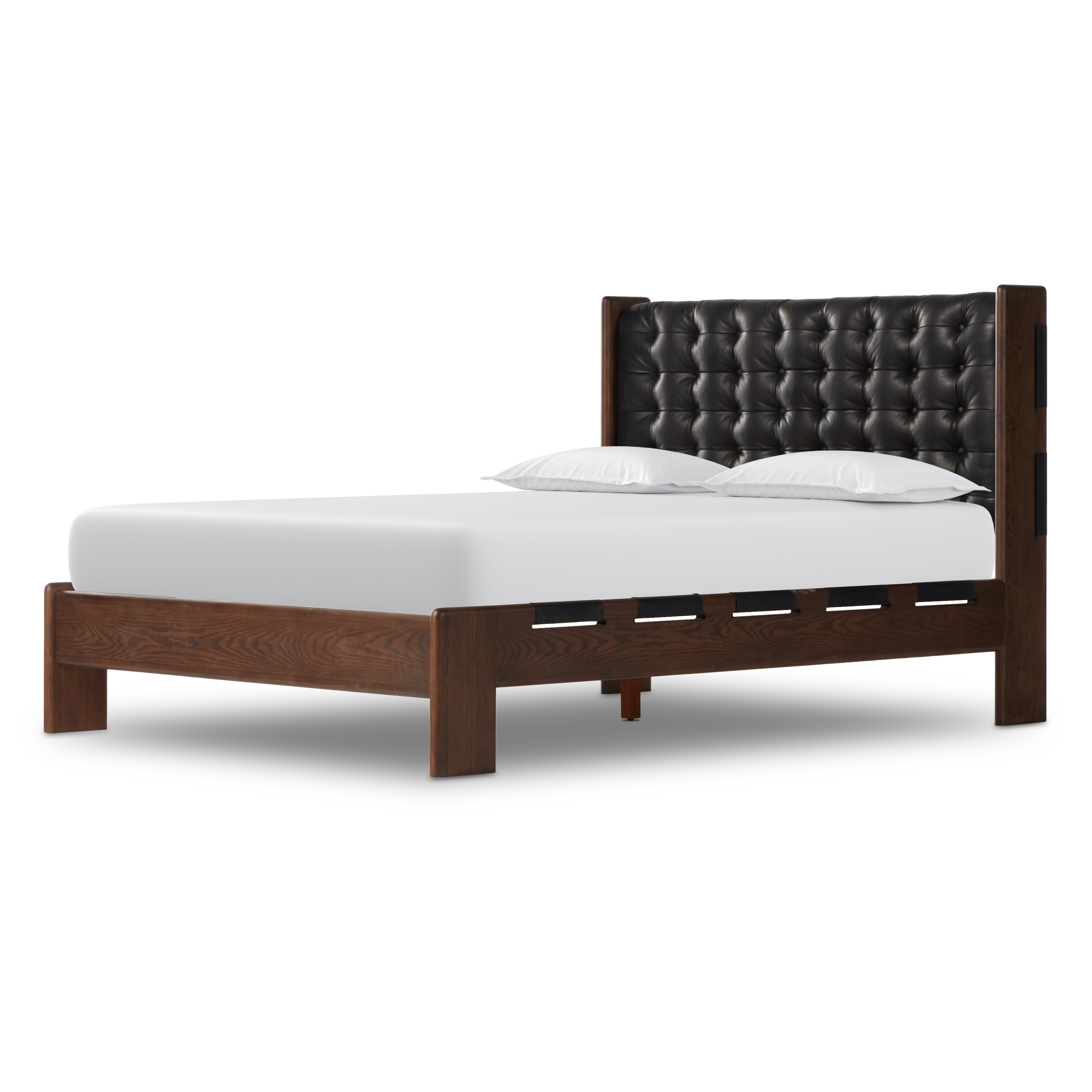 Four Hands Furniture 232427001 Bedroom Halston BedTerra Brown AshKing