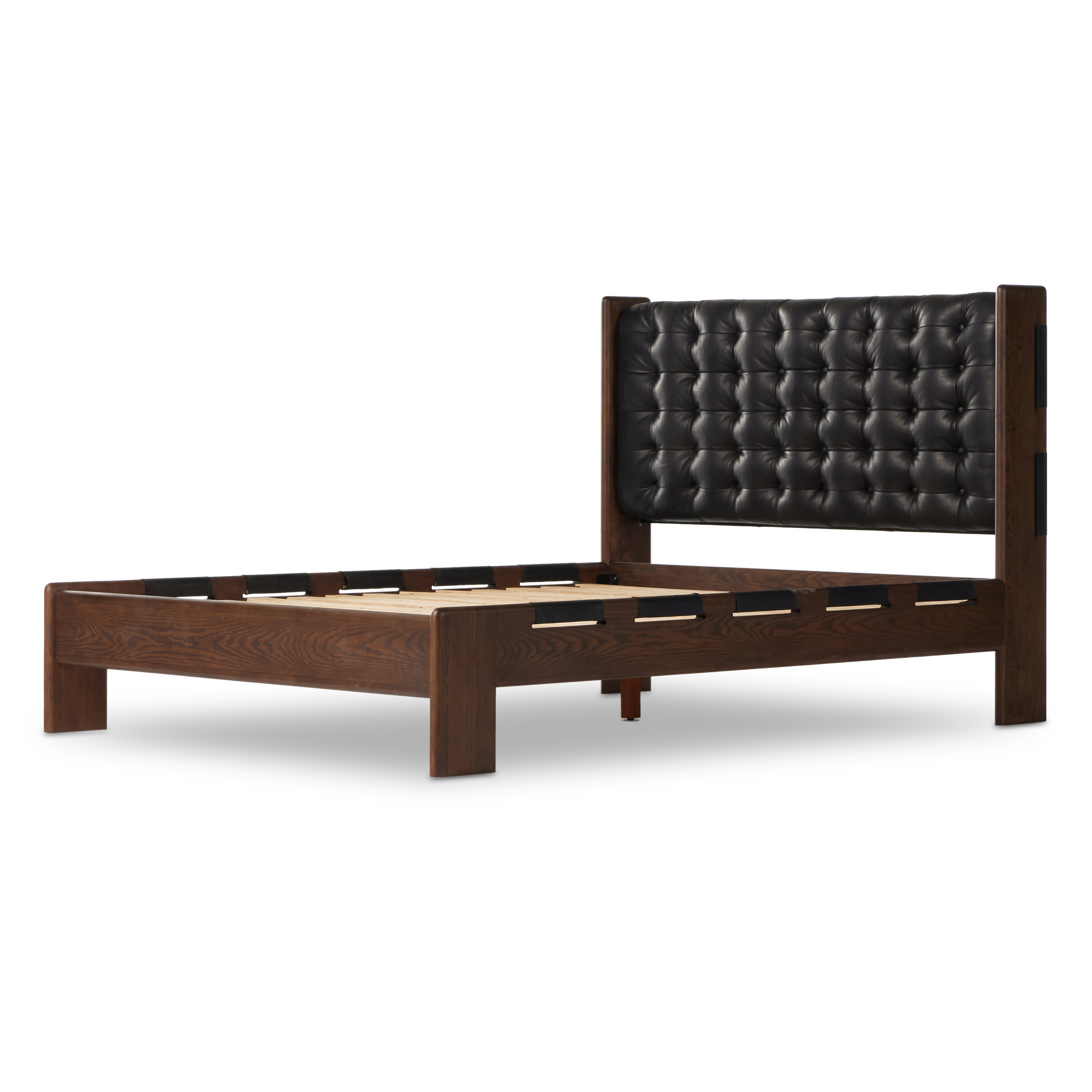 Four Hands Furniture 232427001 Bedroom Halston BedTerra Brown AshKing