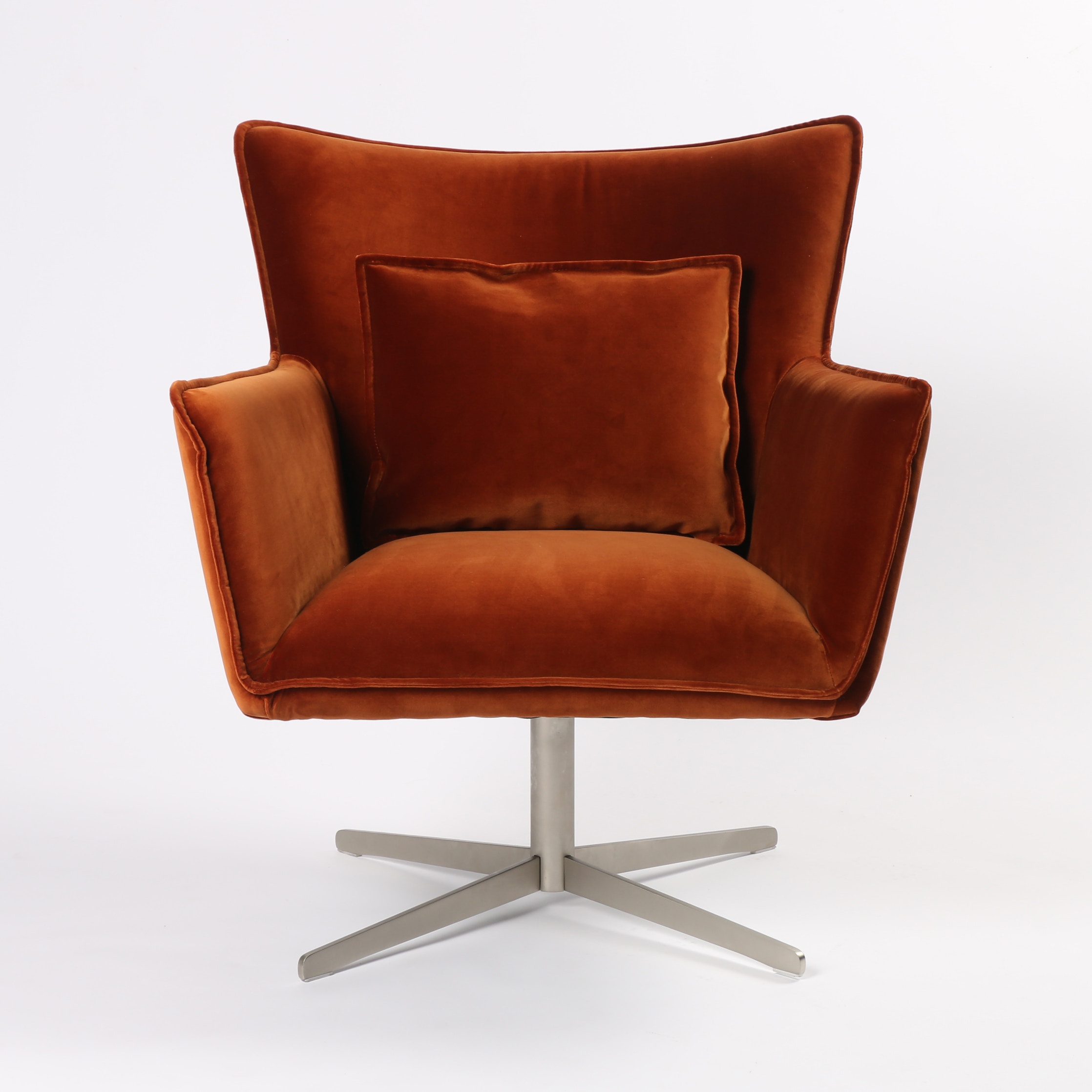 four hands swivel wing chair