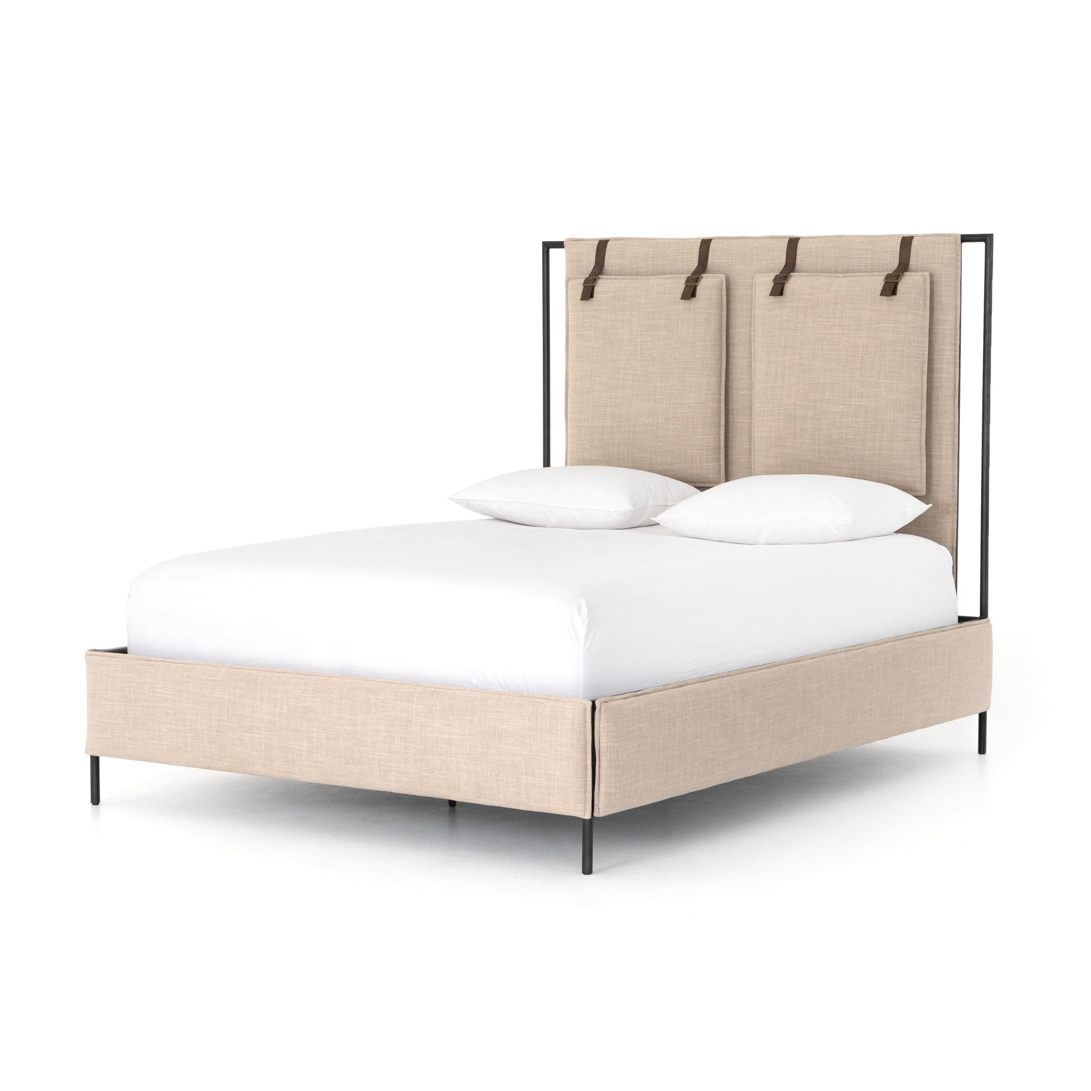 Four Hands Furniture CIRD-35237K-B2 Bedroom Leigh Upholstered Bed