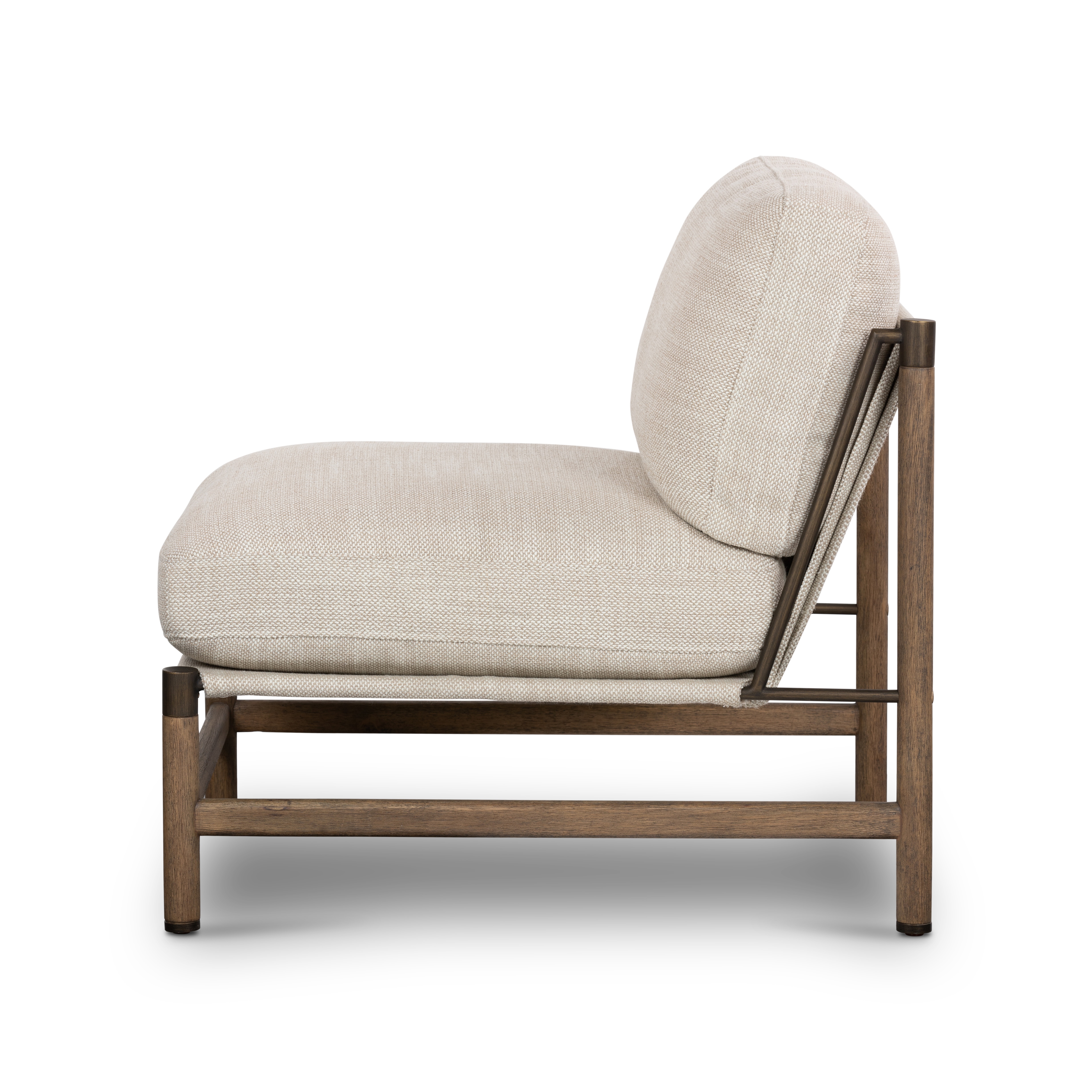 Four Hands Furniture 107610-018 Living Room Memphis Chair-Gable Taupe