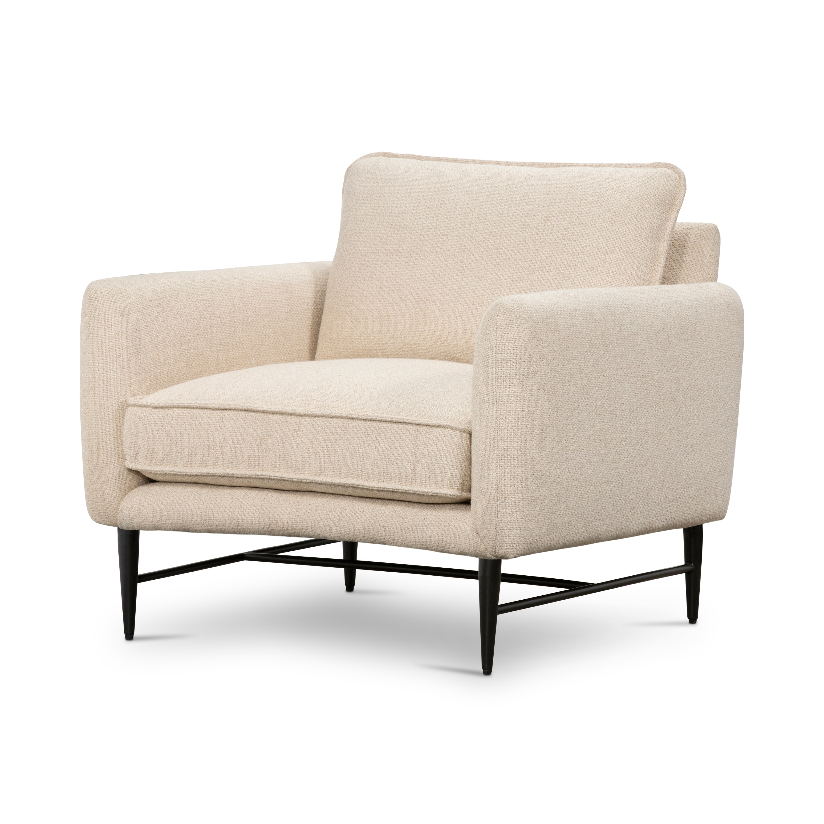 Four Hands Furniture 224498005 Living Room Delaney ChairIrving Flax