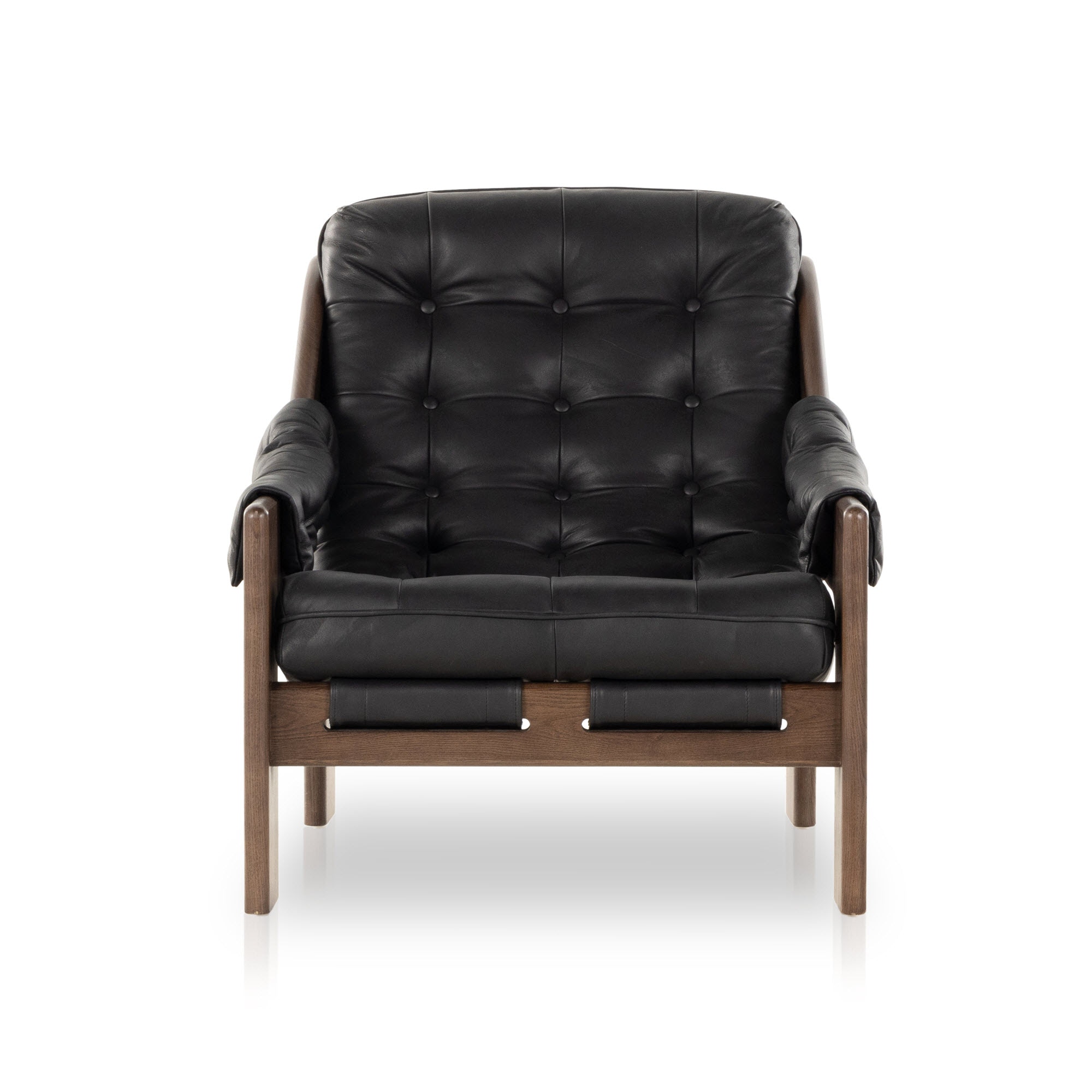 Four Hands Furniture 229488001 Living Room Halston ChairHeirloom Black