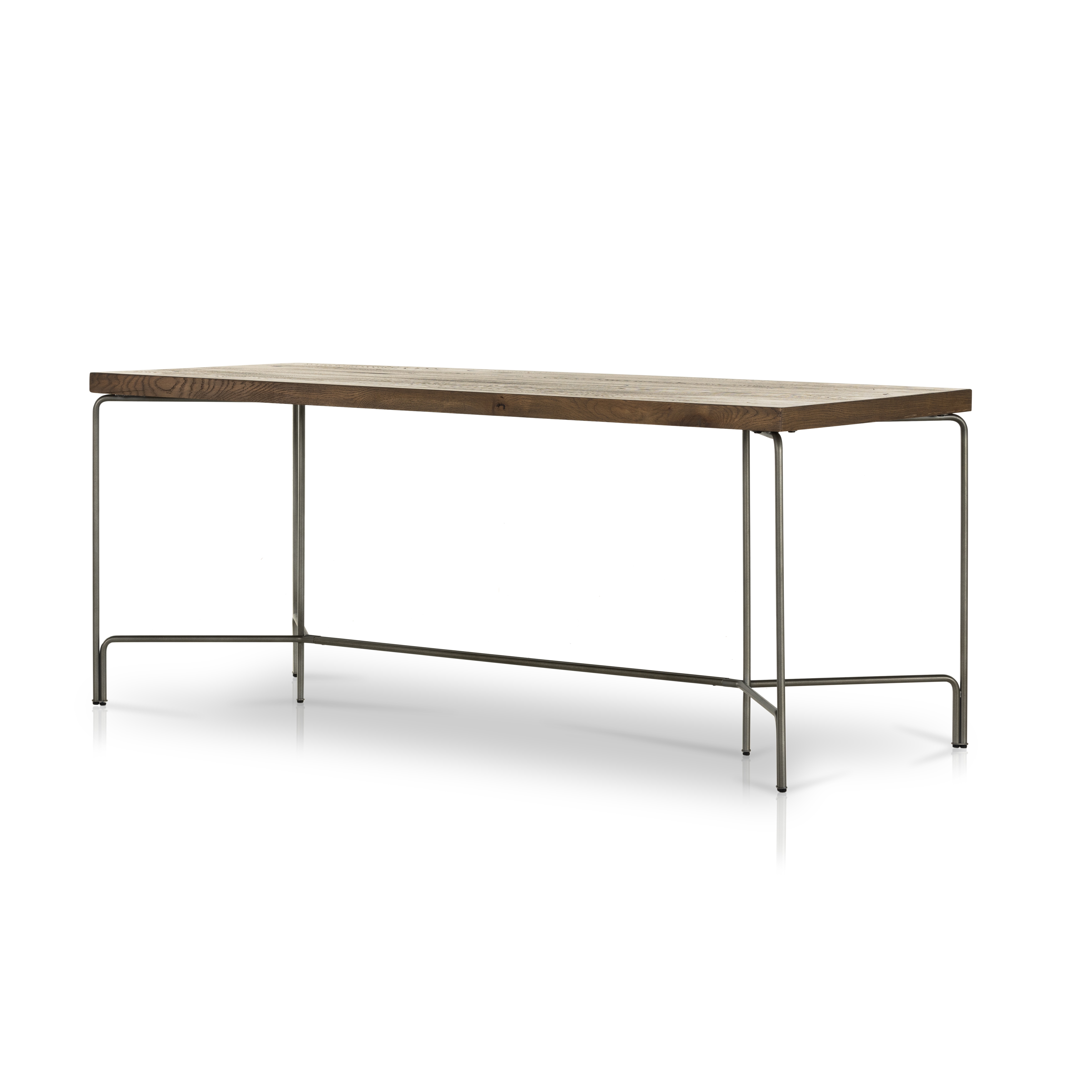 Four Hands Furniture 231438002 Home Office Marion DeskRustic Fawn Veneer