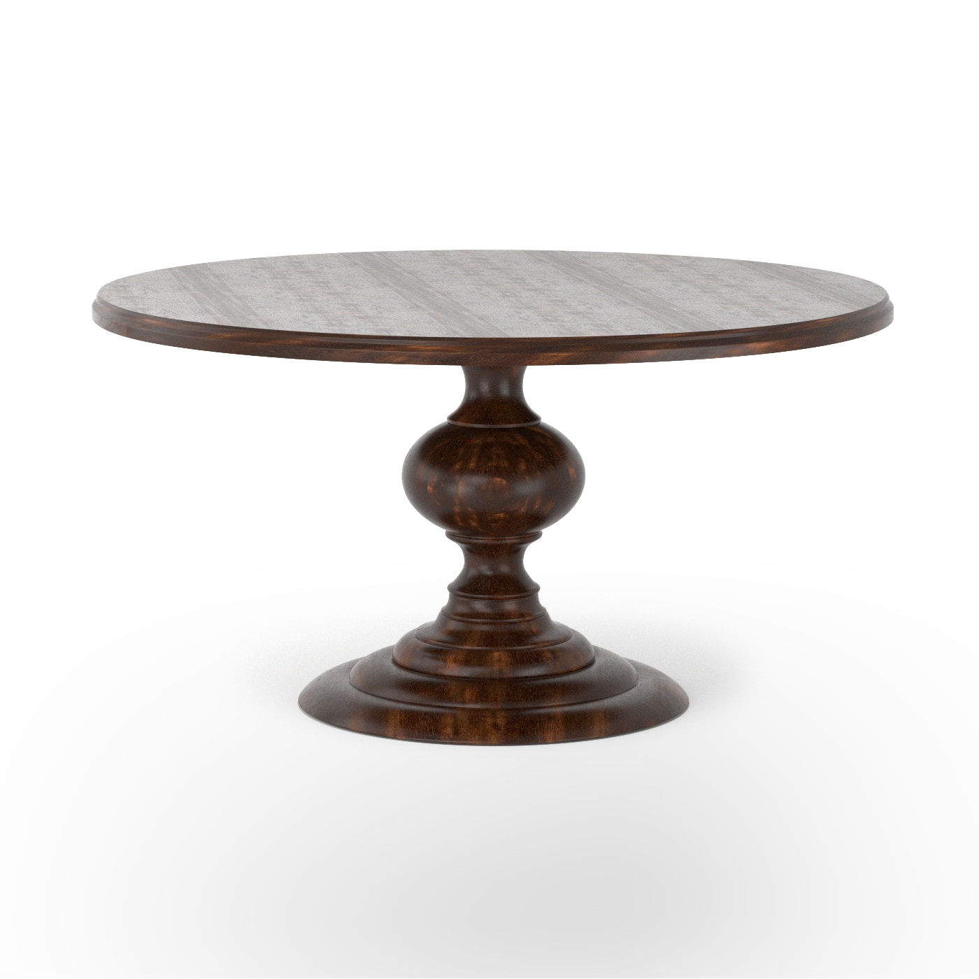 Four hands deals round dining table